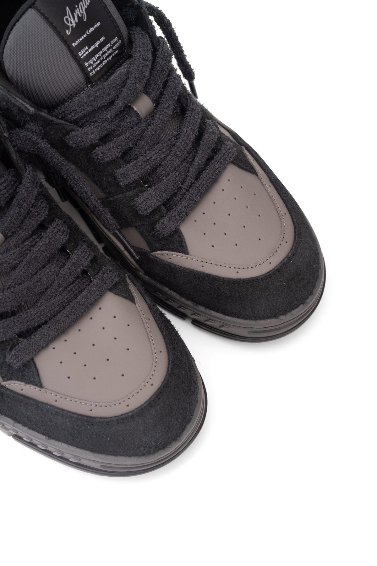 Axel Arigato Men's Area Lo Fluffy Sneaker | F3592001-Black/Off Black
