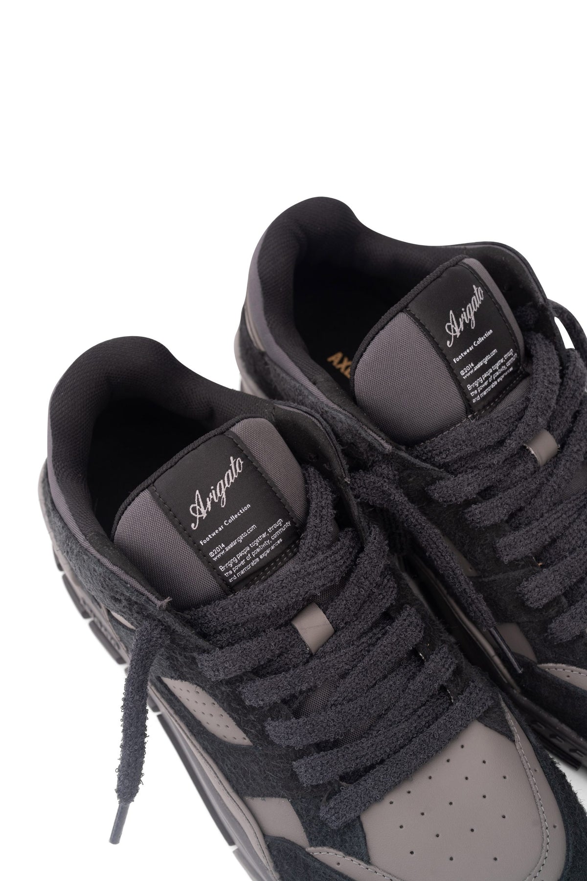 Axel Arigato Men's Area Lo Fluffy Sneaker | F3592001-Black/Off Black