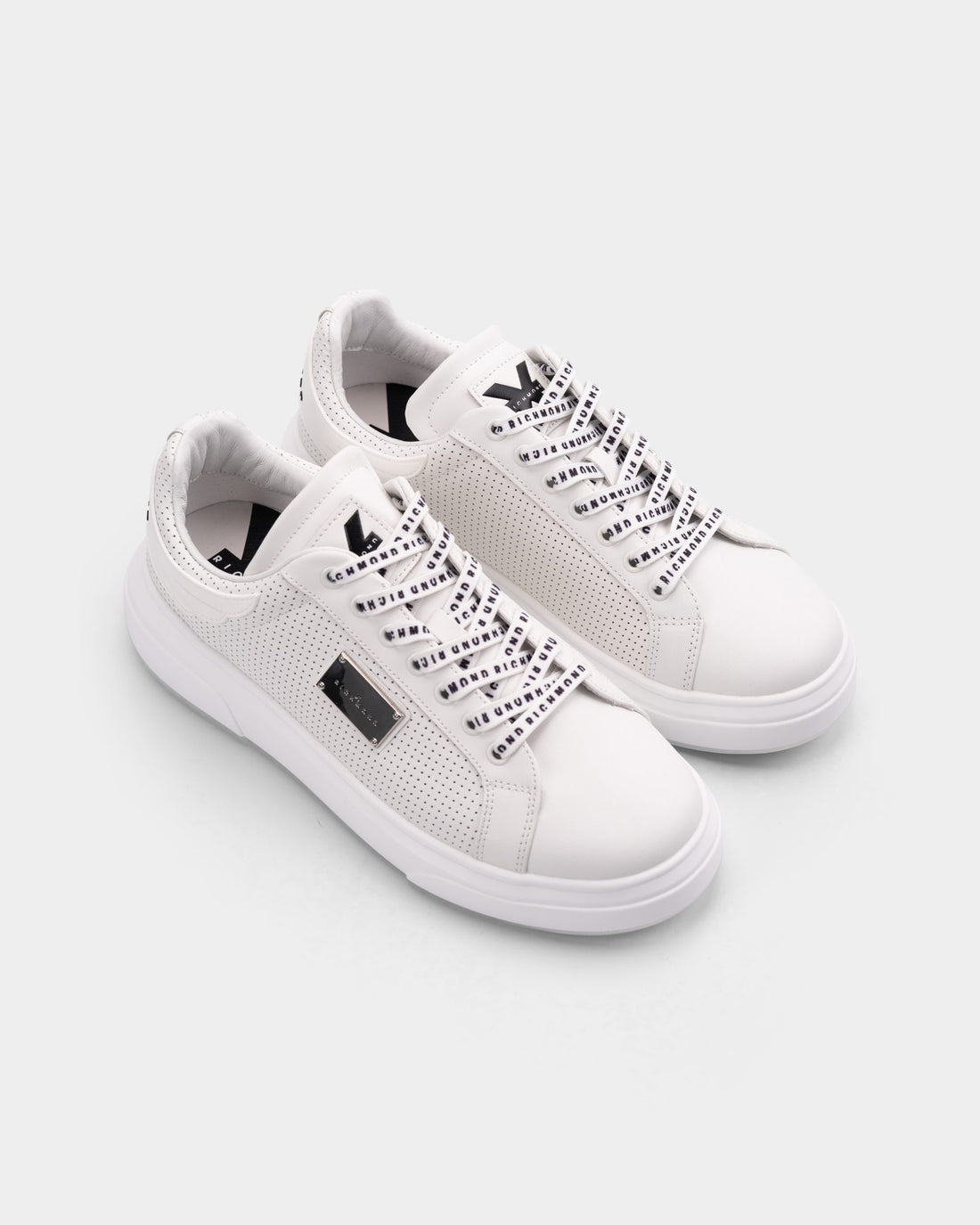John Richmond Men's Shoes Action Leather White | 31018-C