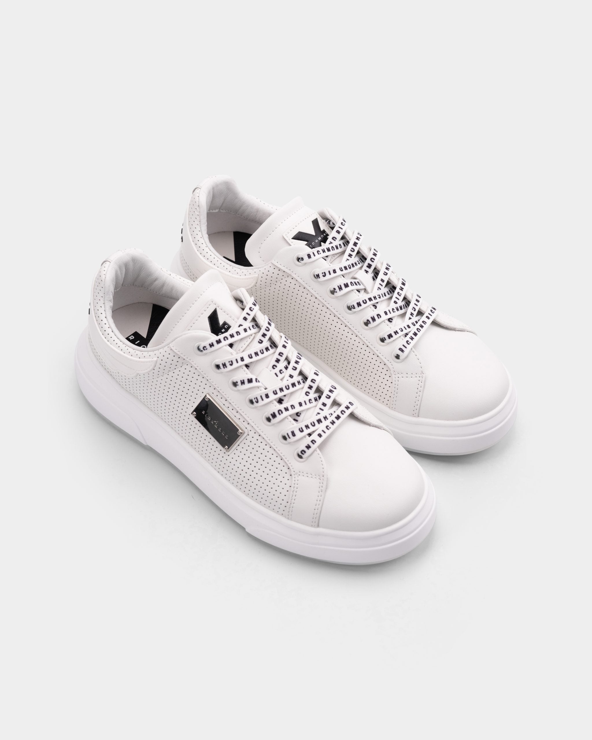 John Richmond Men's Shoes Action Leather White | 31018-C