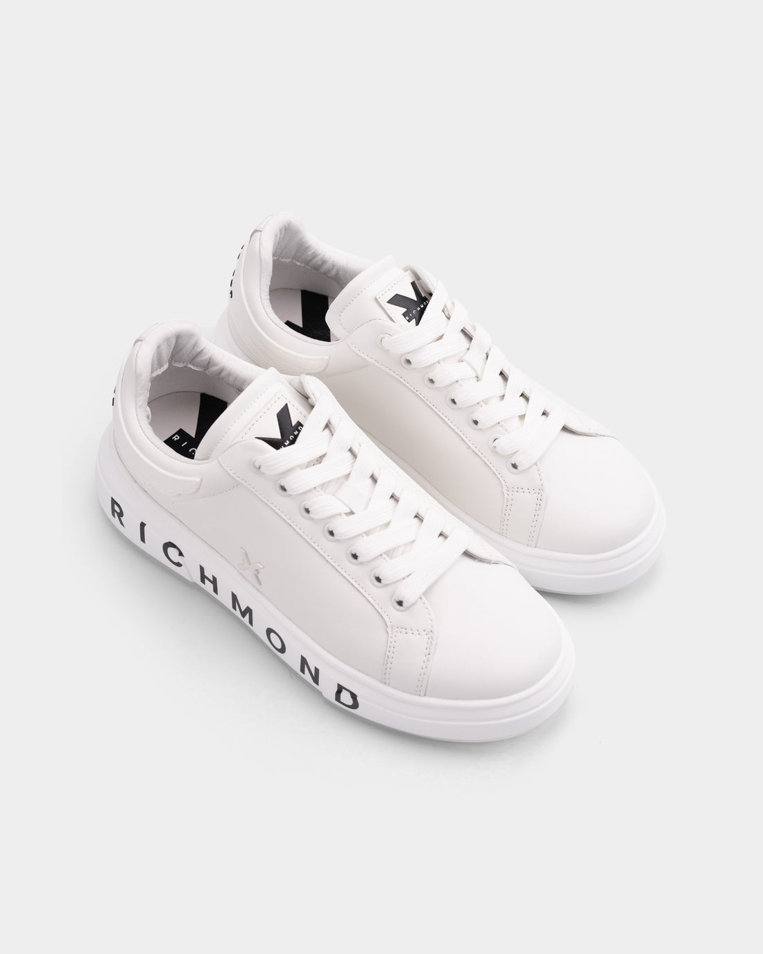 (Core) John Richmond Men's Shoes Action Leather White | 31016-A