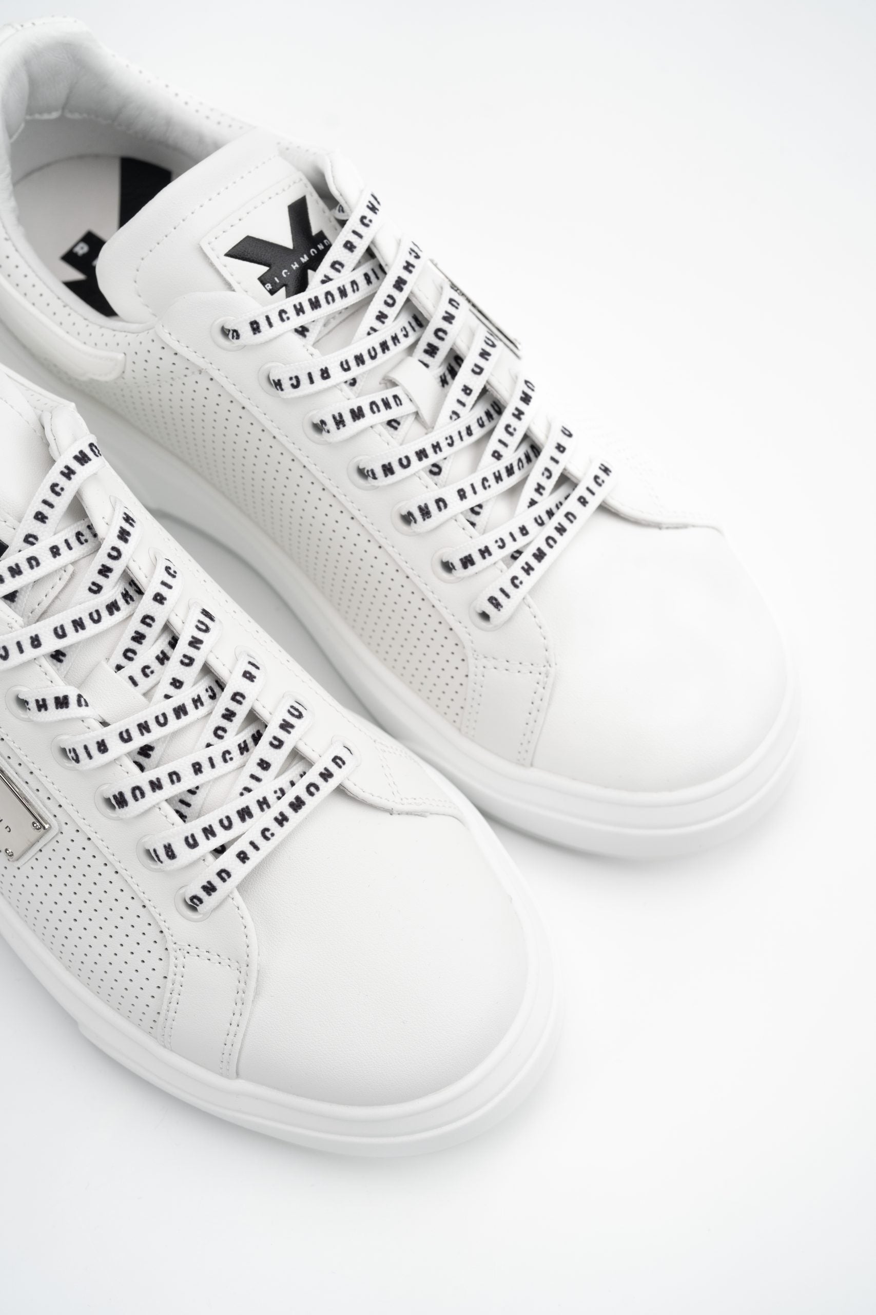 John Richmond Men's Shoes Action Leather White | 31018-C