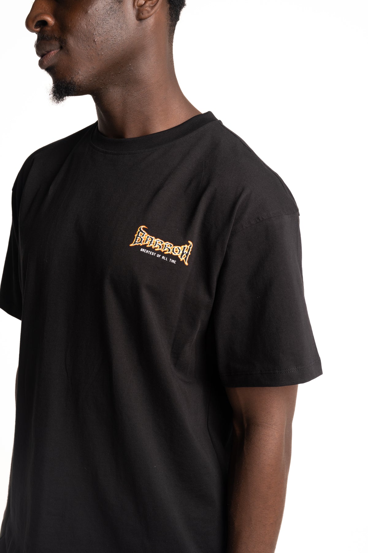 Barrow Men's Jersey T Shirt | S6BWUATH097-Black