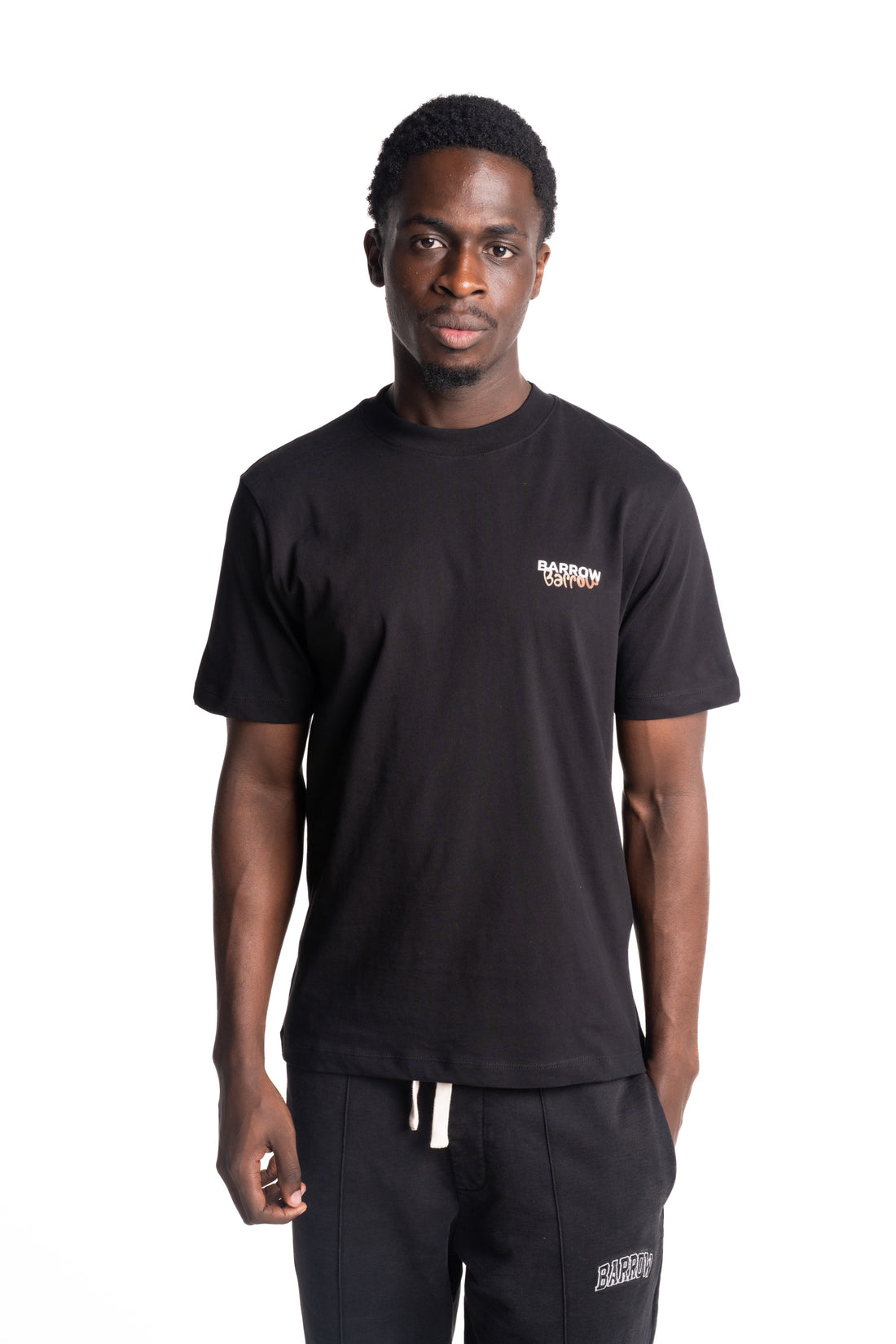 Barrow Men's Jersey T Shirt | S6BWUATH076-Black