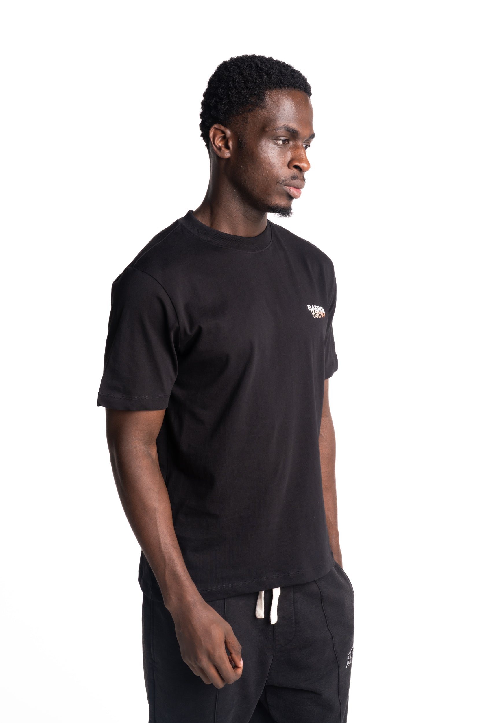 Barrow Men's Jersey T Shirt | S6BWUATH076-Black
