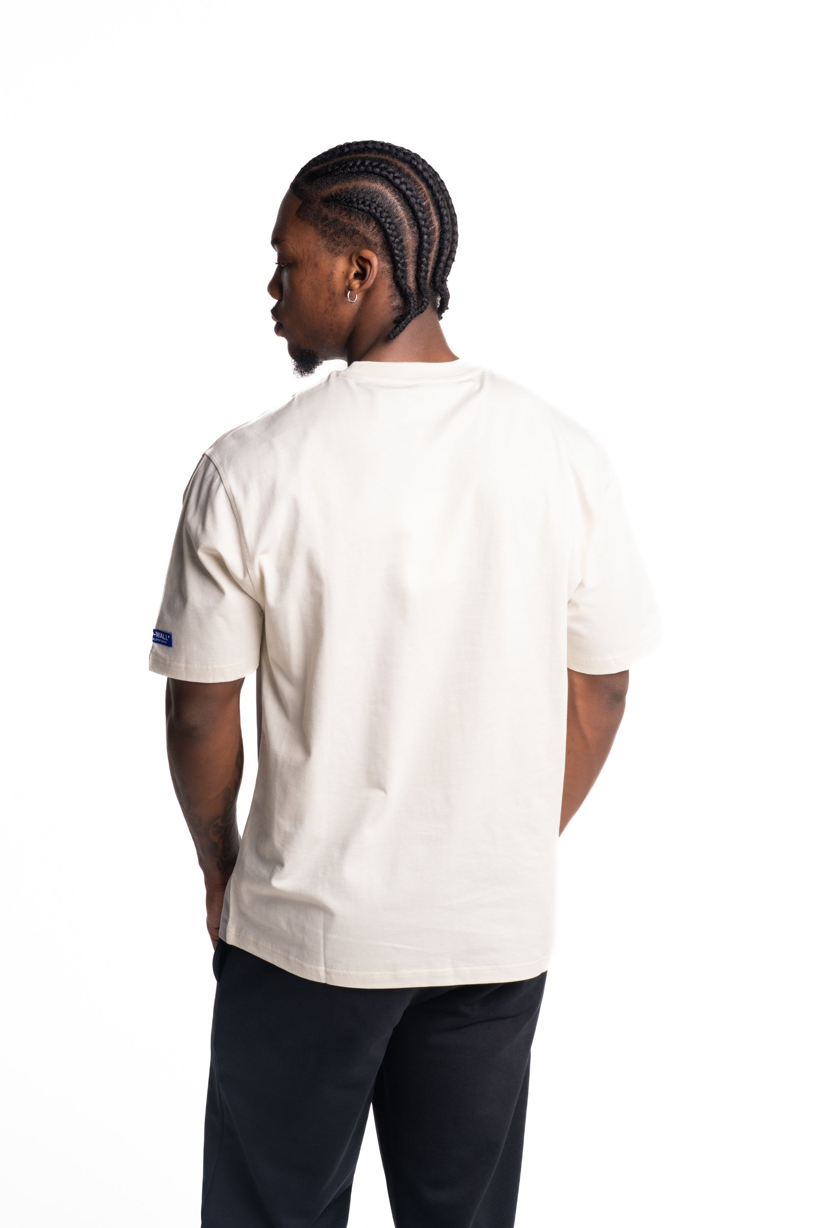A Cold Wall Men's Split Logo T Shirt | ACWMTS2430-46-Shale