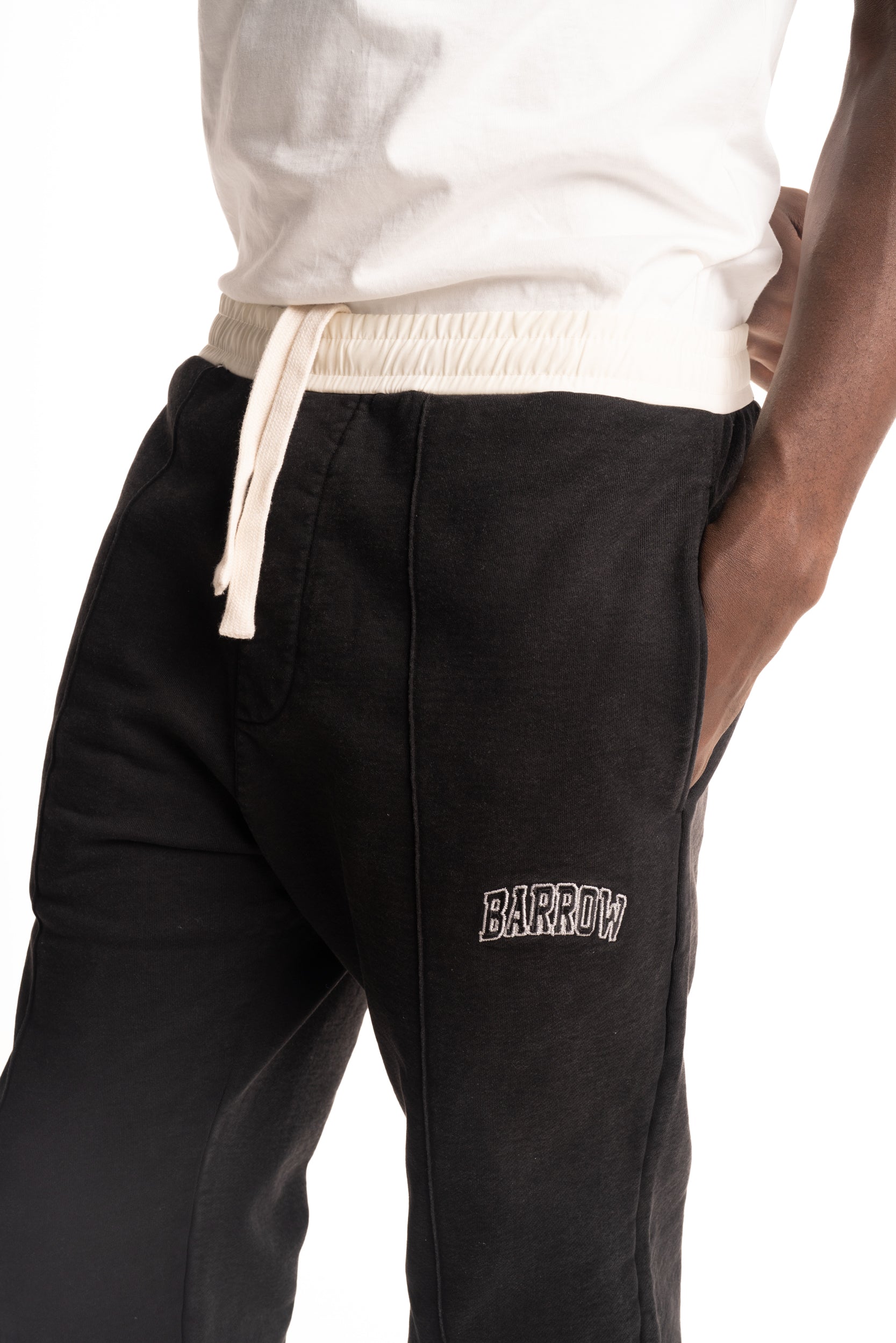 Barrow Men's Sweatpants | S6BWUAFP015-Black