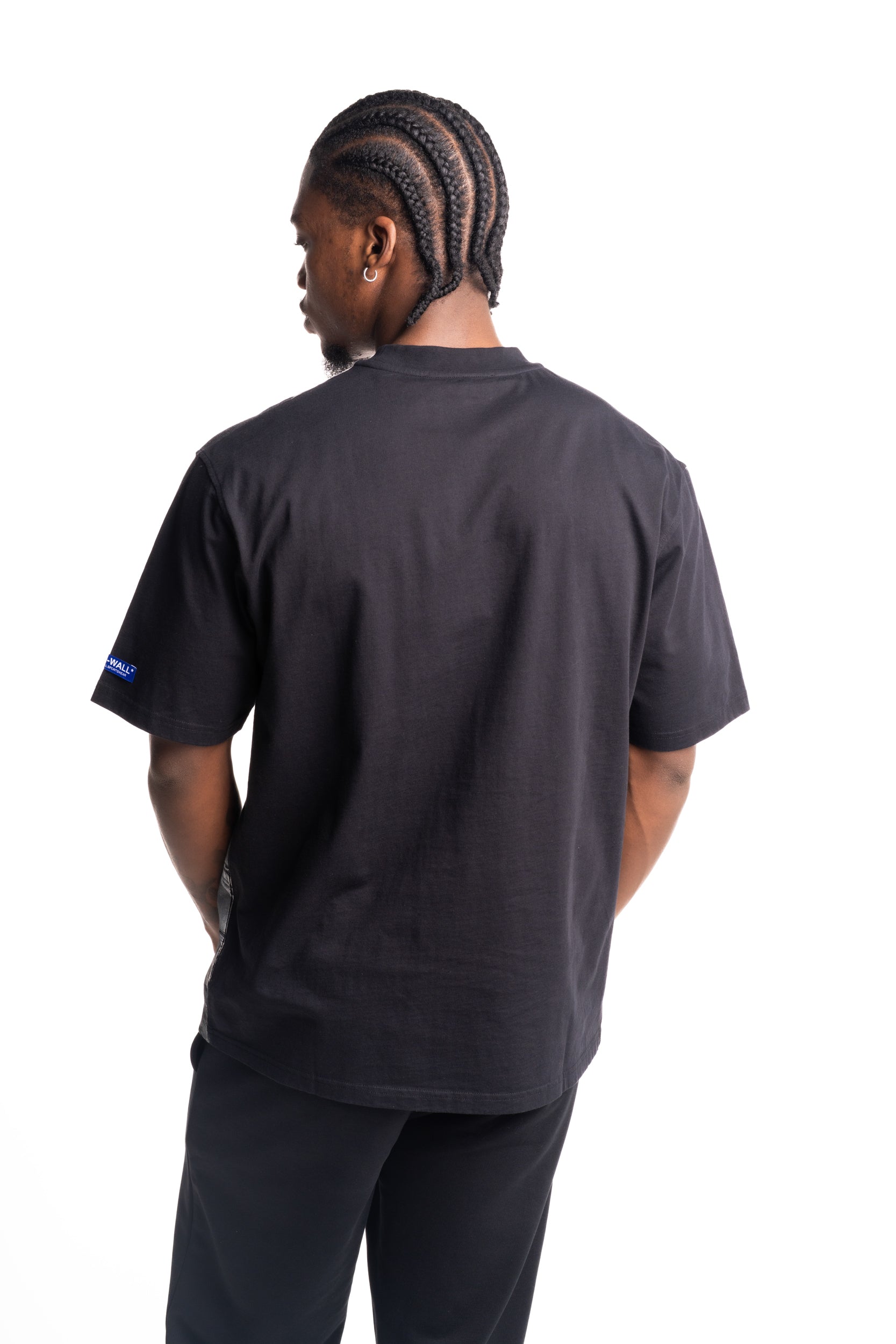 A Cold Wall Men's Split Logo T Shirt | ACWMTS2430-50-Onyx