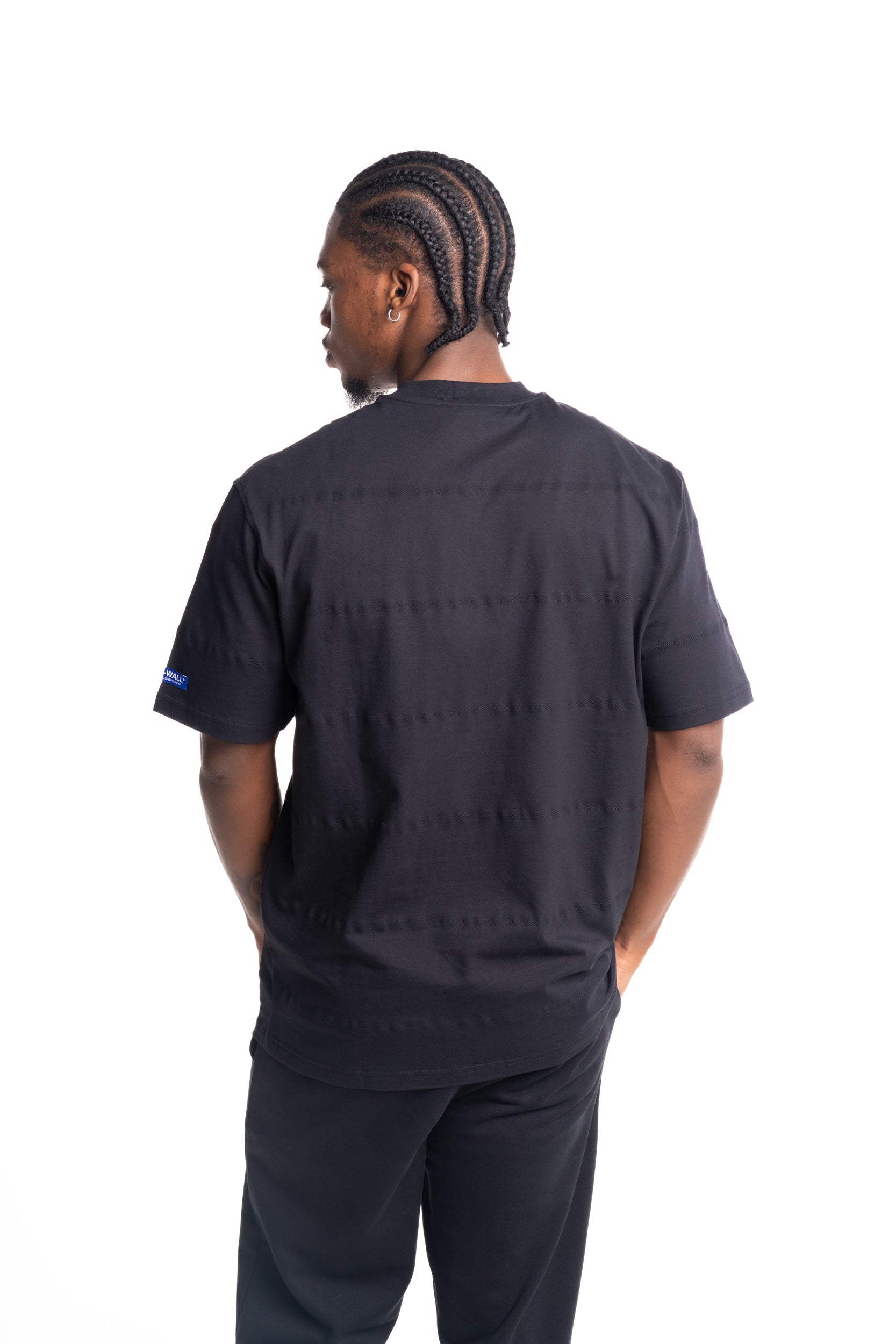 A Cold Wall Men's Striped T Shirt | ACWMTS253A-50-Onyx
