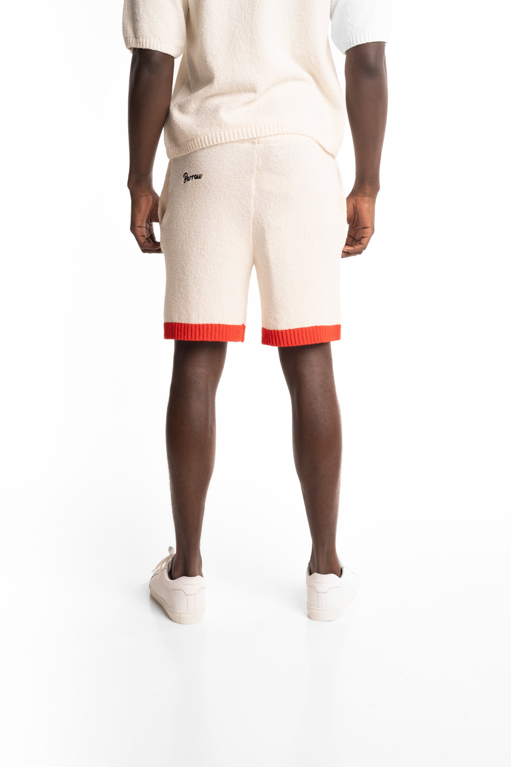 Barrow Men's Sweatshorts | S6BWUABK073-Cream