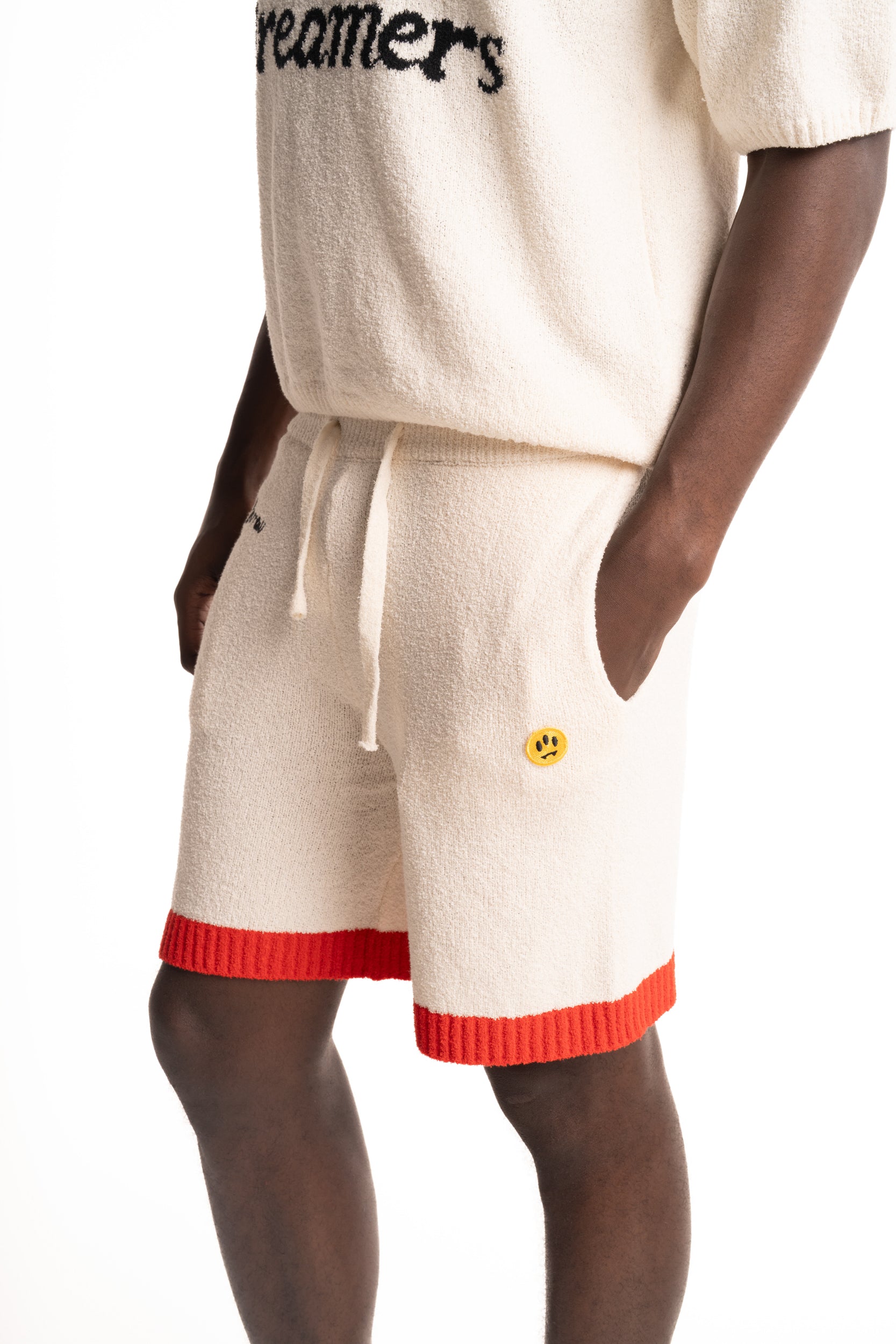 Barrow Men's Sweatshorts | S6BWUABK073-Cream