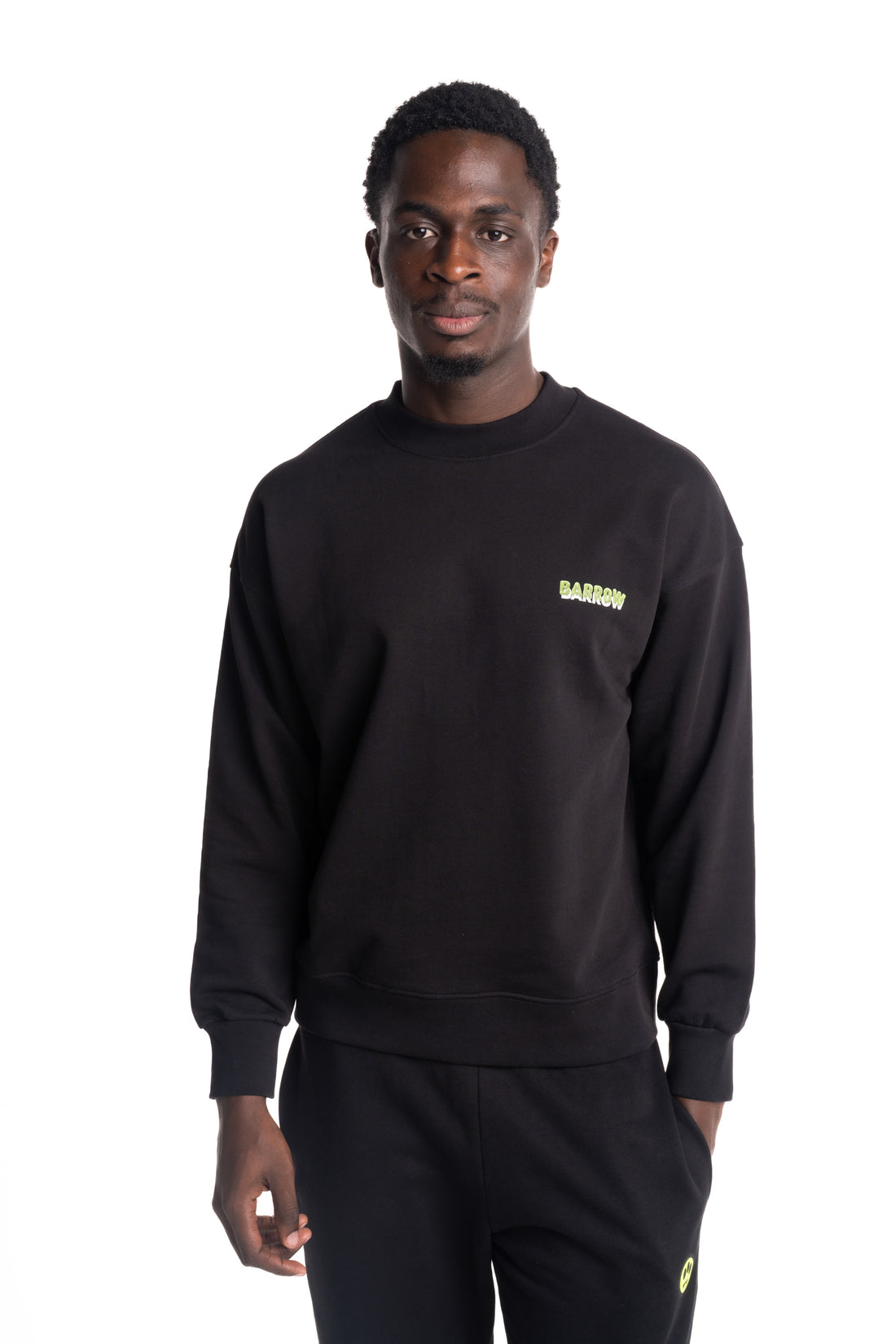 Barrow Men's Sweatshirt | S6BWUASW088-Black