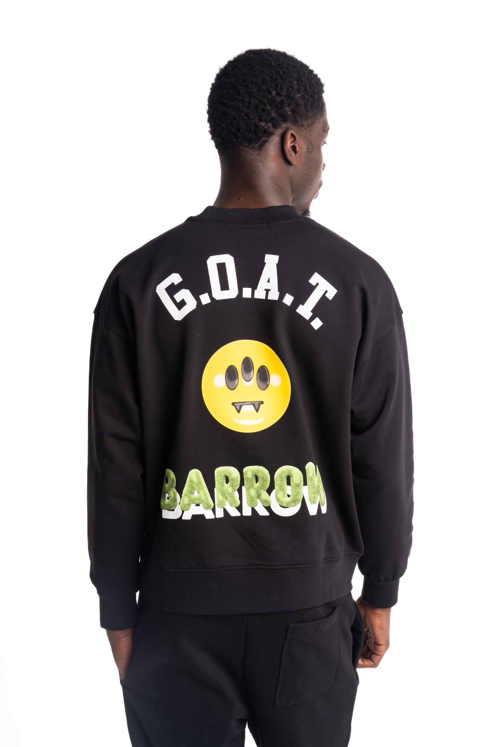 Barrow Men's Sweatshirt | S6BWUASW088-Black
