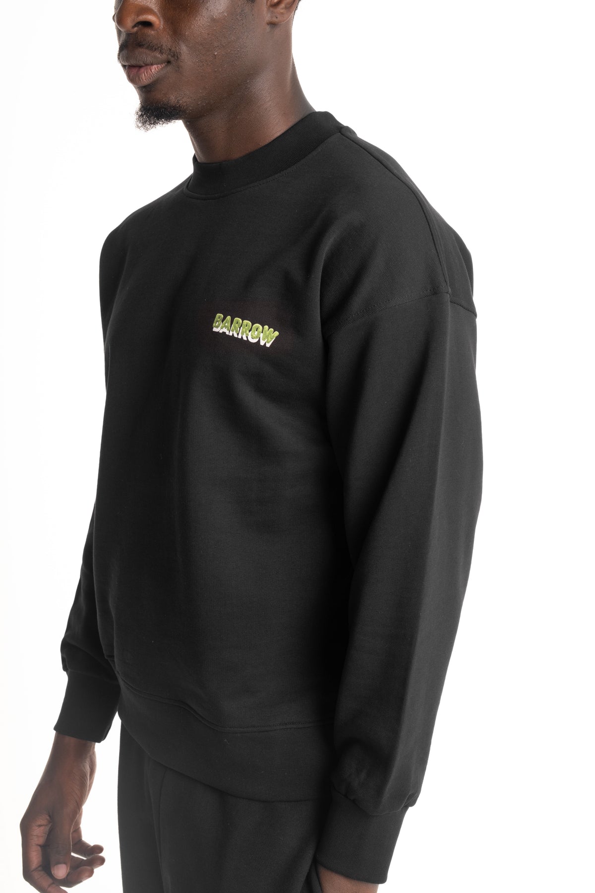 Barrow Men's Sweatshirt | S6BWUASW088-Black
