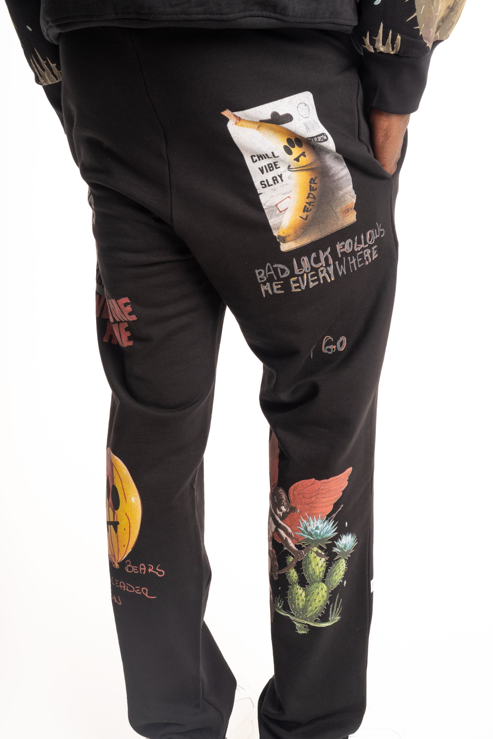 Barrow Men's Sweatpants | S6BWUAFP035-Black