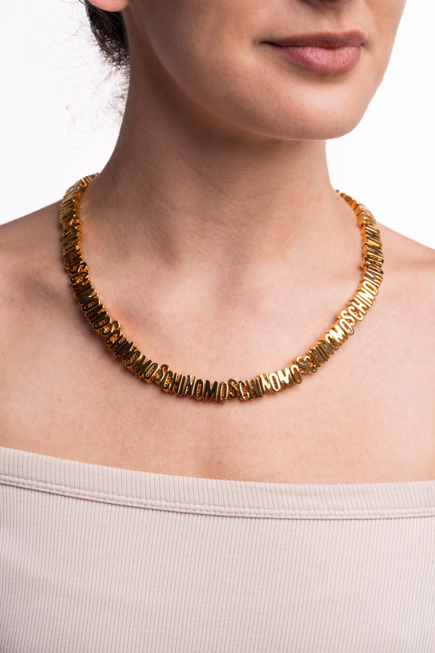 Moschino Ladies Gold Necklace A9132 8488 1606