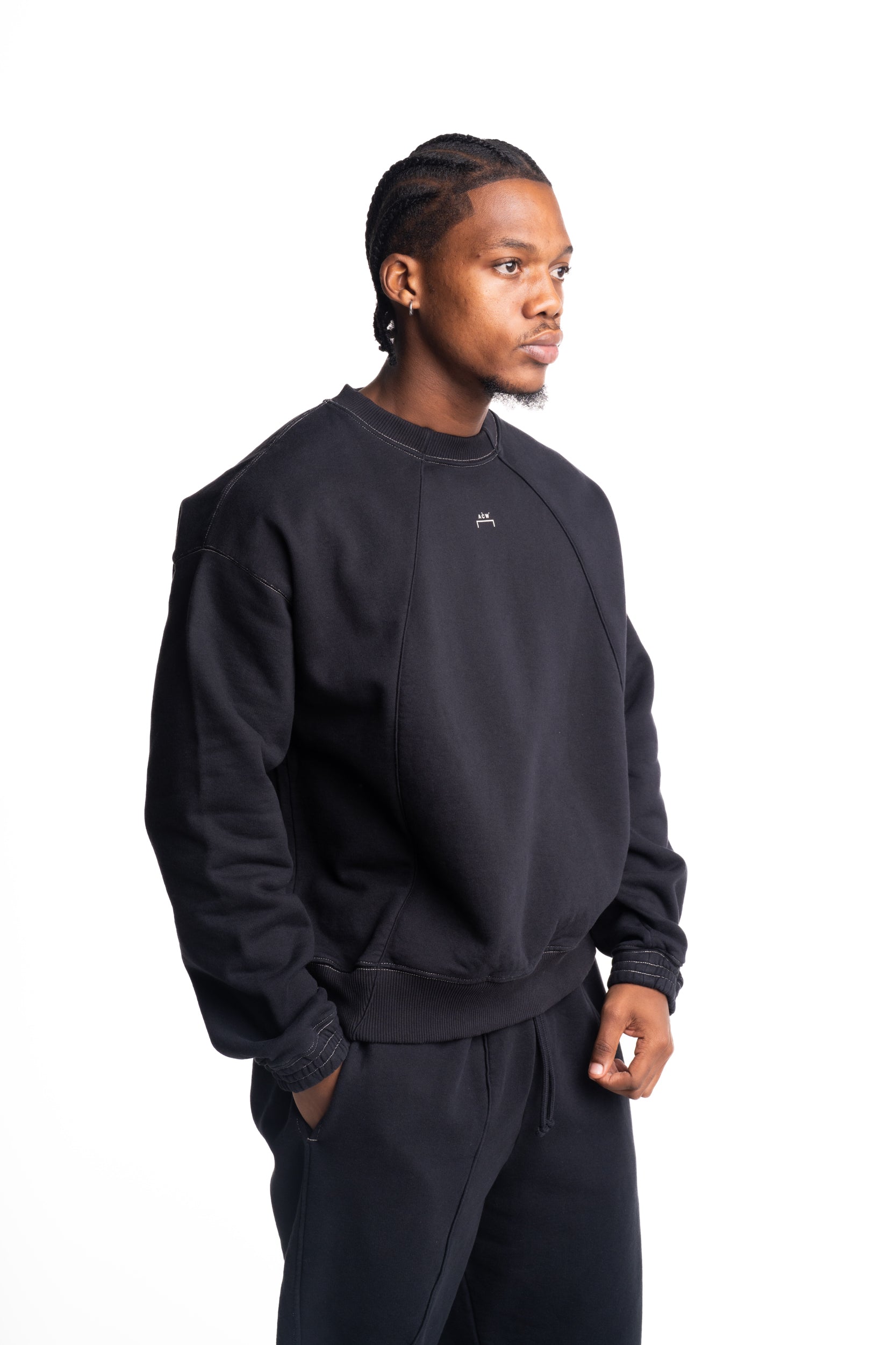 A Cold Wall Men's Millbank Crewneck | ACWMW2300-50-Onyx