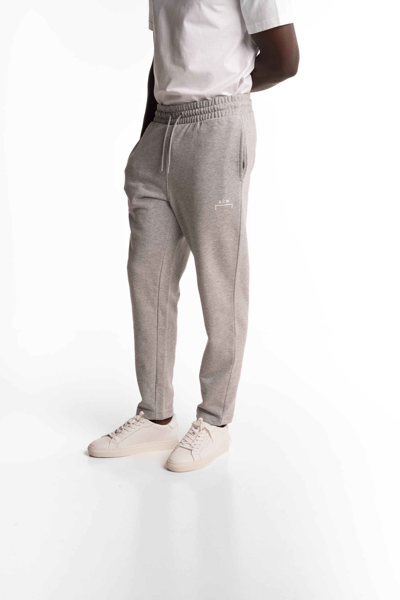 A Cold Wall Men's Woolmore Logo Jogger | ACW103-019-Grey Marl