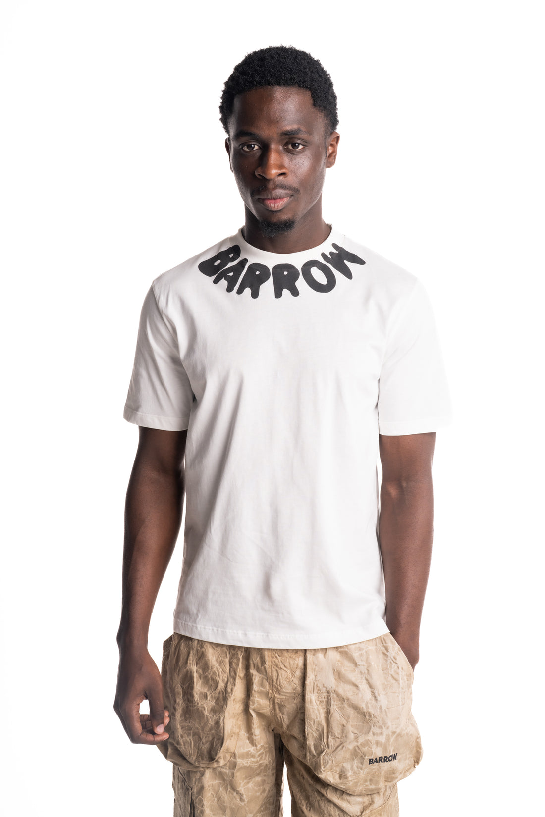 Barrow Men's Jersey T Shirt | S6BWUATH071-Coconut