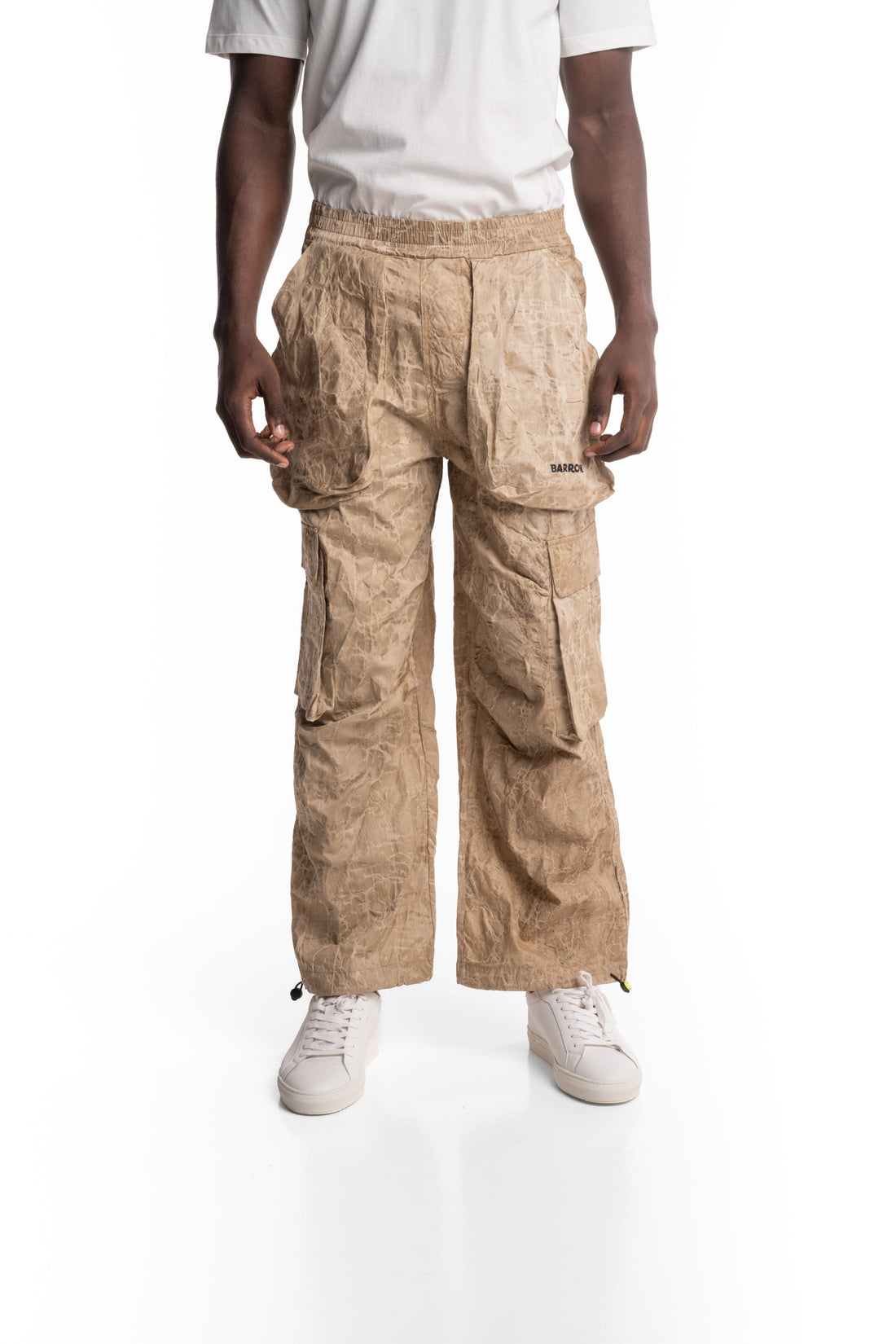 Barrow Men's Gabardine Pants | S6BWUAPA046-Sand