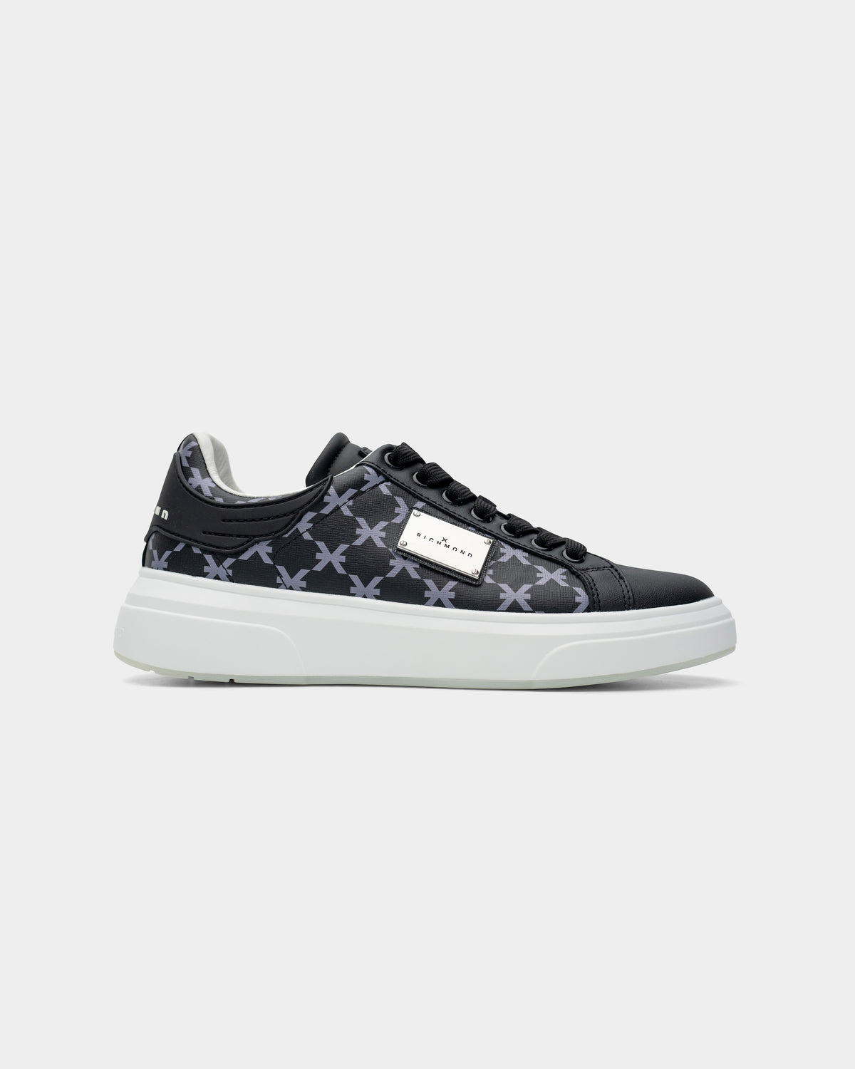 John Richmond Ladies Action Leather Black Sneaker | 30921-C