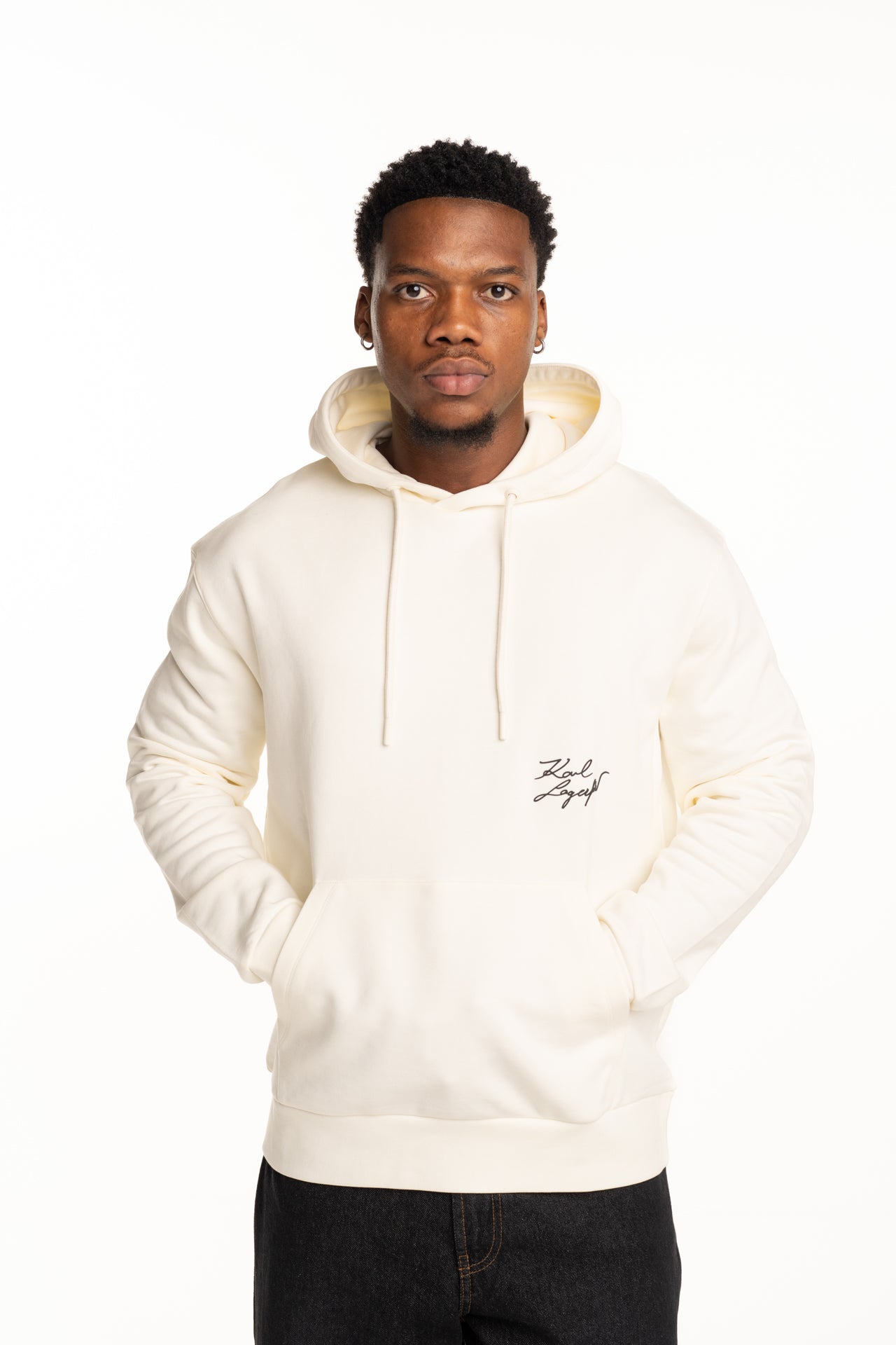 Karl Lagerfeld Mens Sweat Hoodie Champagne | 705114562900-80