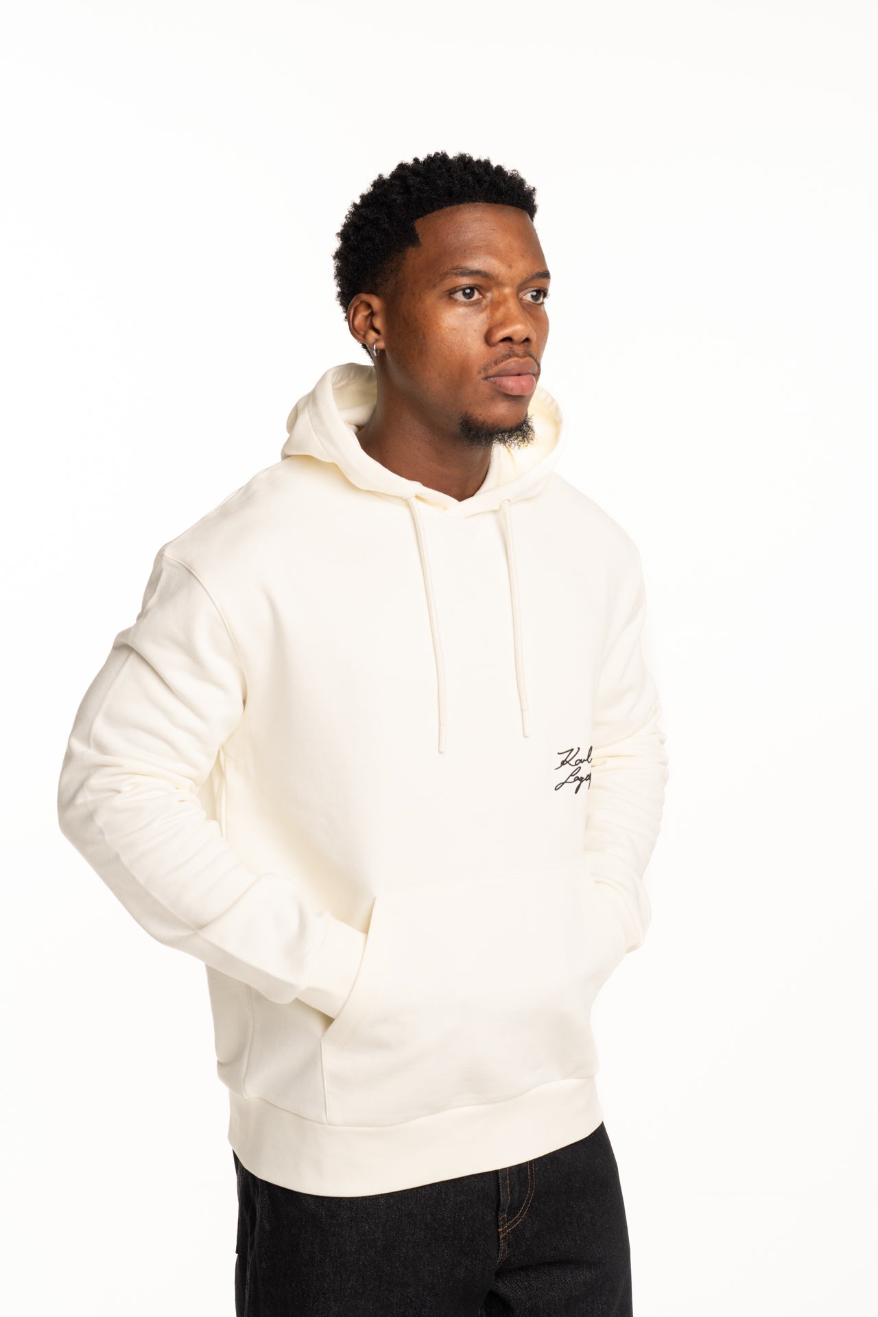 Karl Lagerfeld Mens Sweat Hoodie Champagne | 705114562900-80