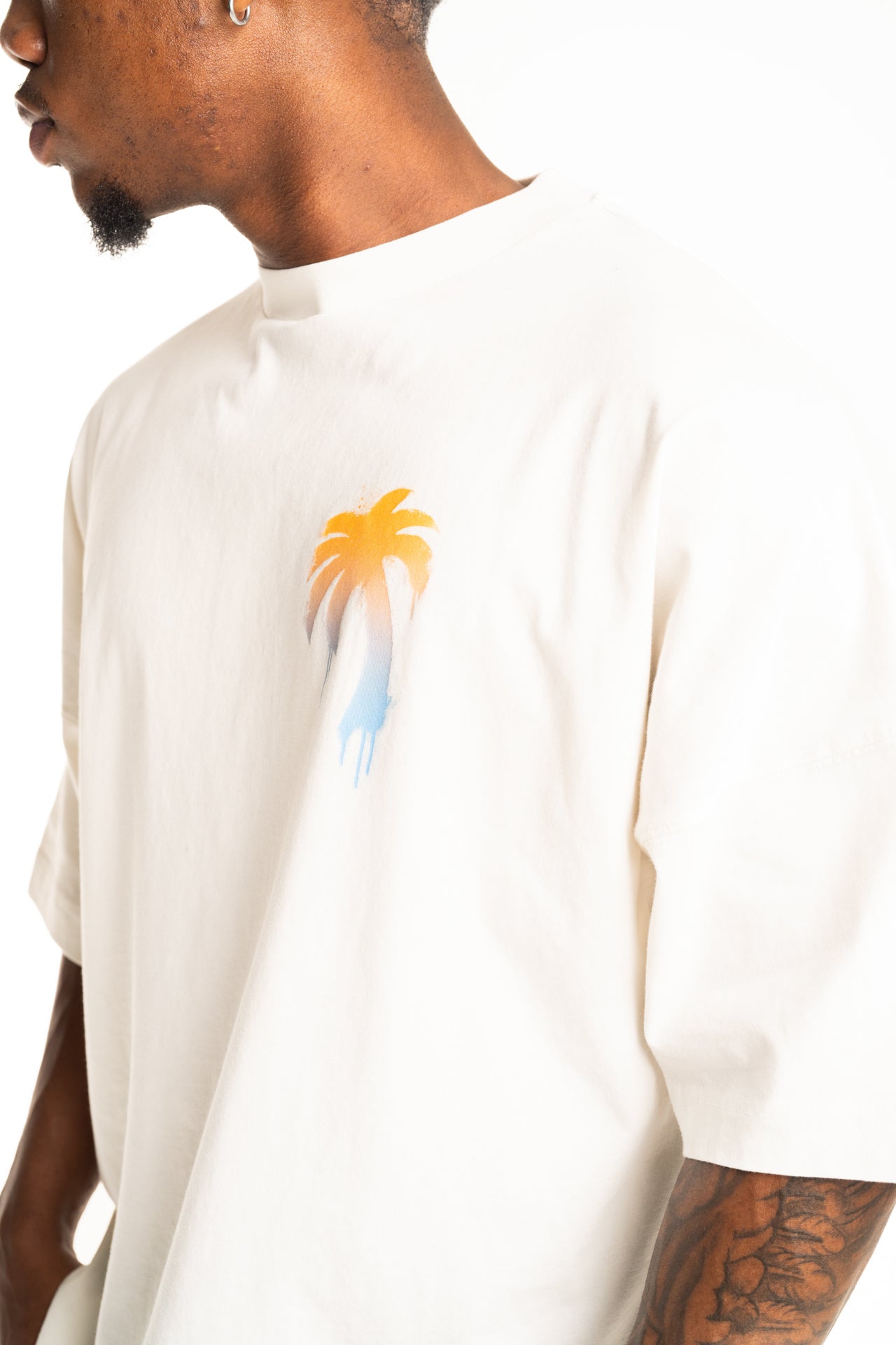 Palm Angels Men's I Love PA Oversized Tee | PMAA10BS26JER003-0310