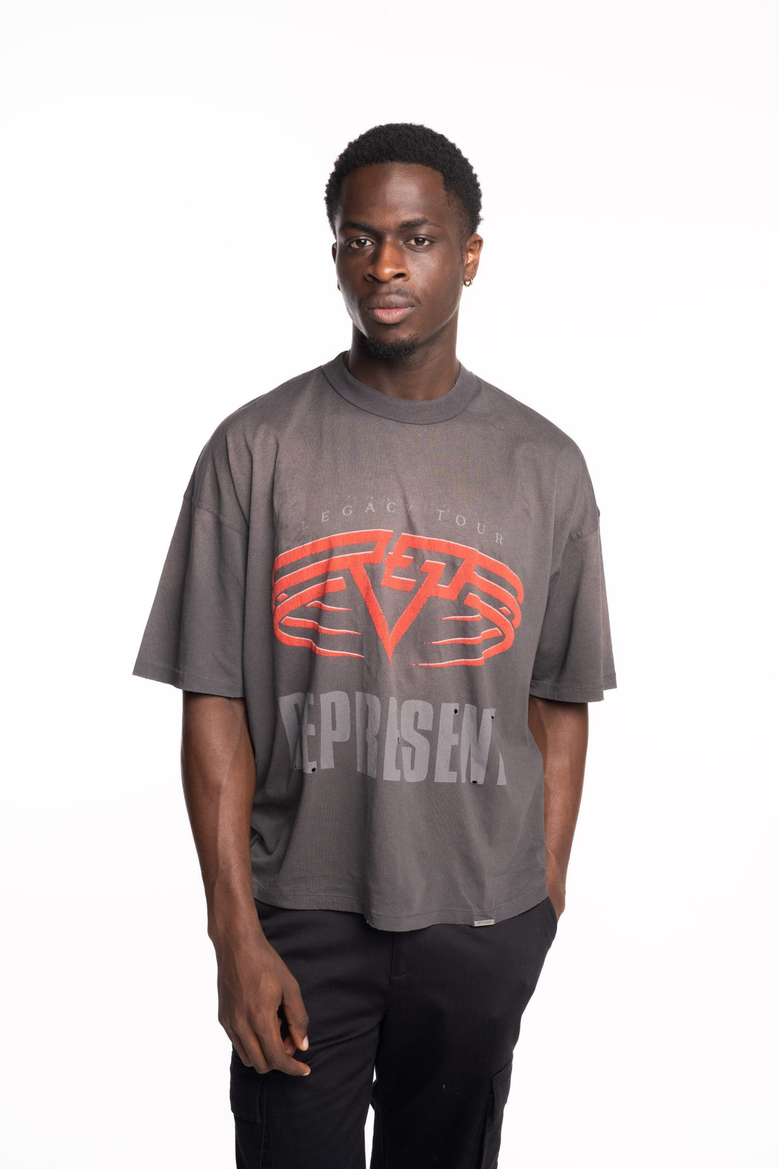 Represent Men's Living Legacy T Shirt | MLM100176-46-Sun Fade Grey
