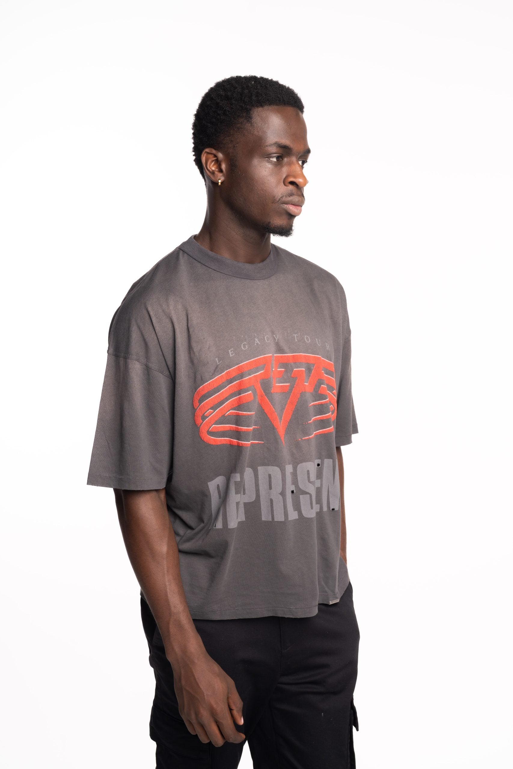 Represent Men's Living Legacy T Shirt | MLM100176-46-Sun Fade Grey
