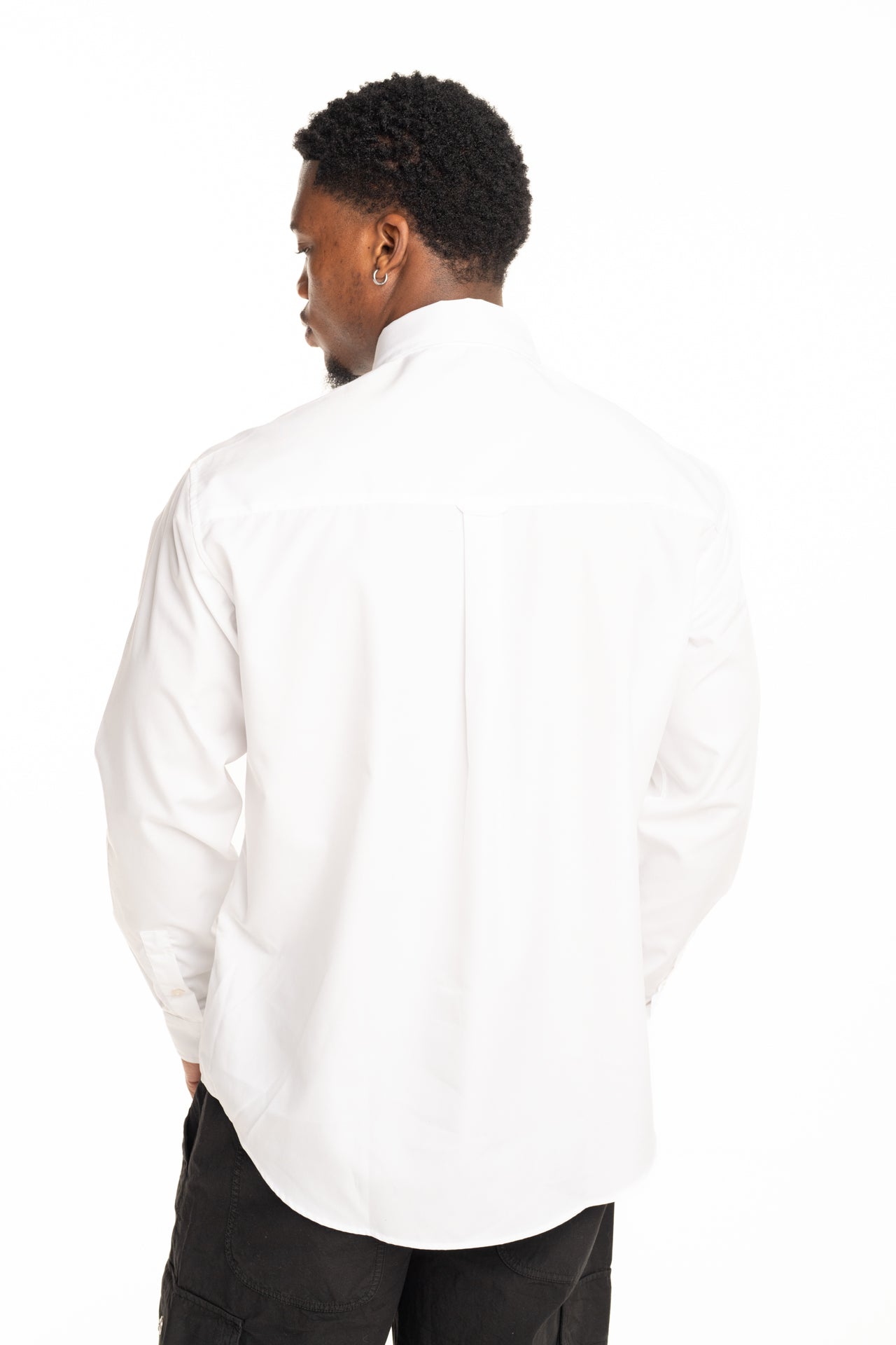 Palm Angels Men's Neck Logo Shirt L/S | PMGE04KS26FAB001-0310