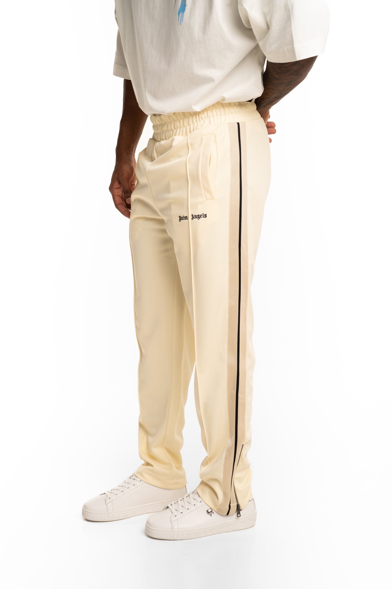 Palm Angels Men's Classic Logo Track Pants | PMCJ020S26FAB001-0B10