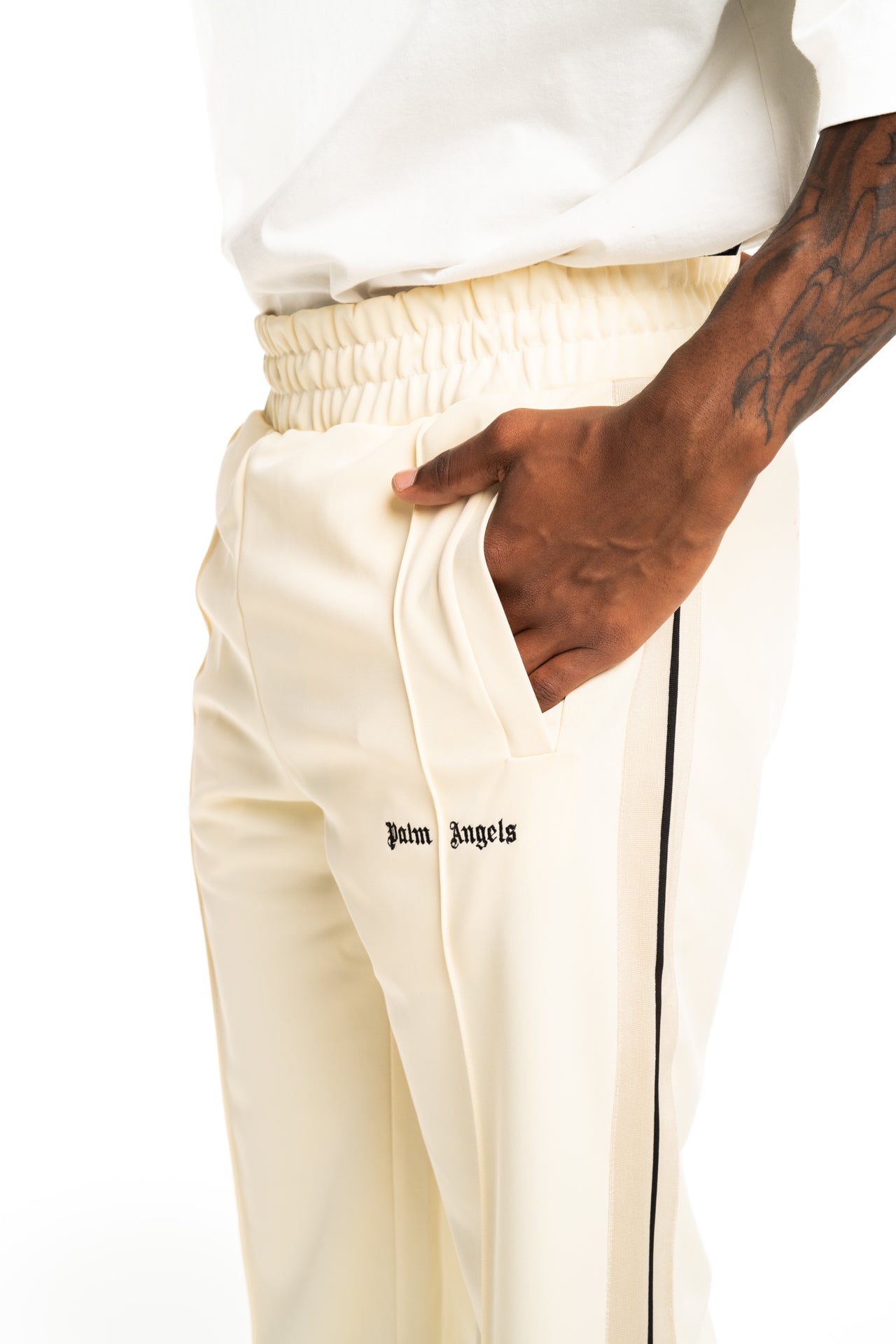 Palm Angels Men's Classic Logo Track Pants | PMCJ020S26FAB001-0B10