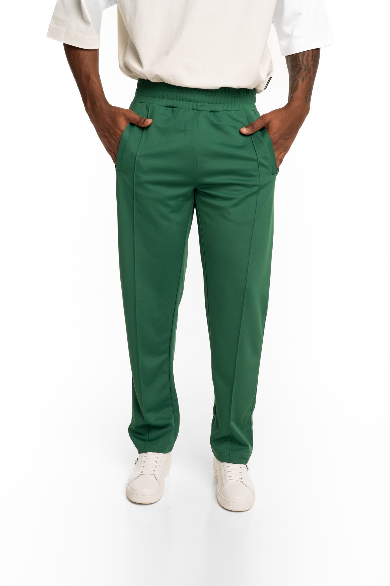 Palm Angels Men's Back Curved Logo Track Pants | PMCJ048S26FAB001-5510