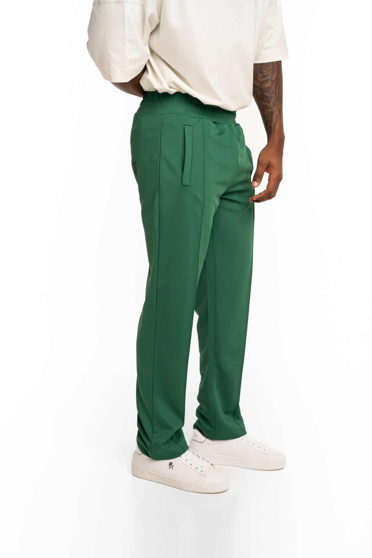 Palm Angels Men's Back Curved Logo Track Pants | PMCJ048S26FAB001-5510
