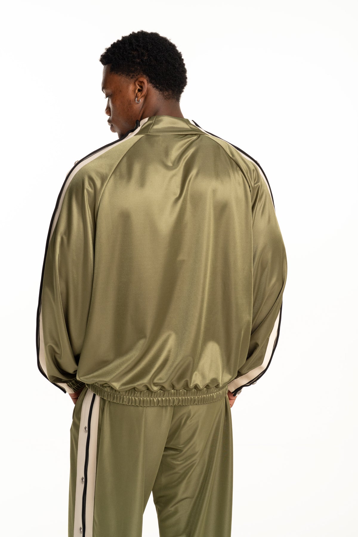Palm Angels Mens Curved Logo Boxe Track Top | PMBD08MS26FAB001-5610
