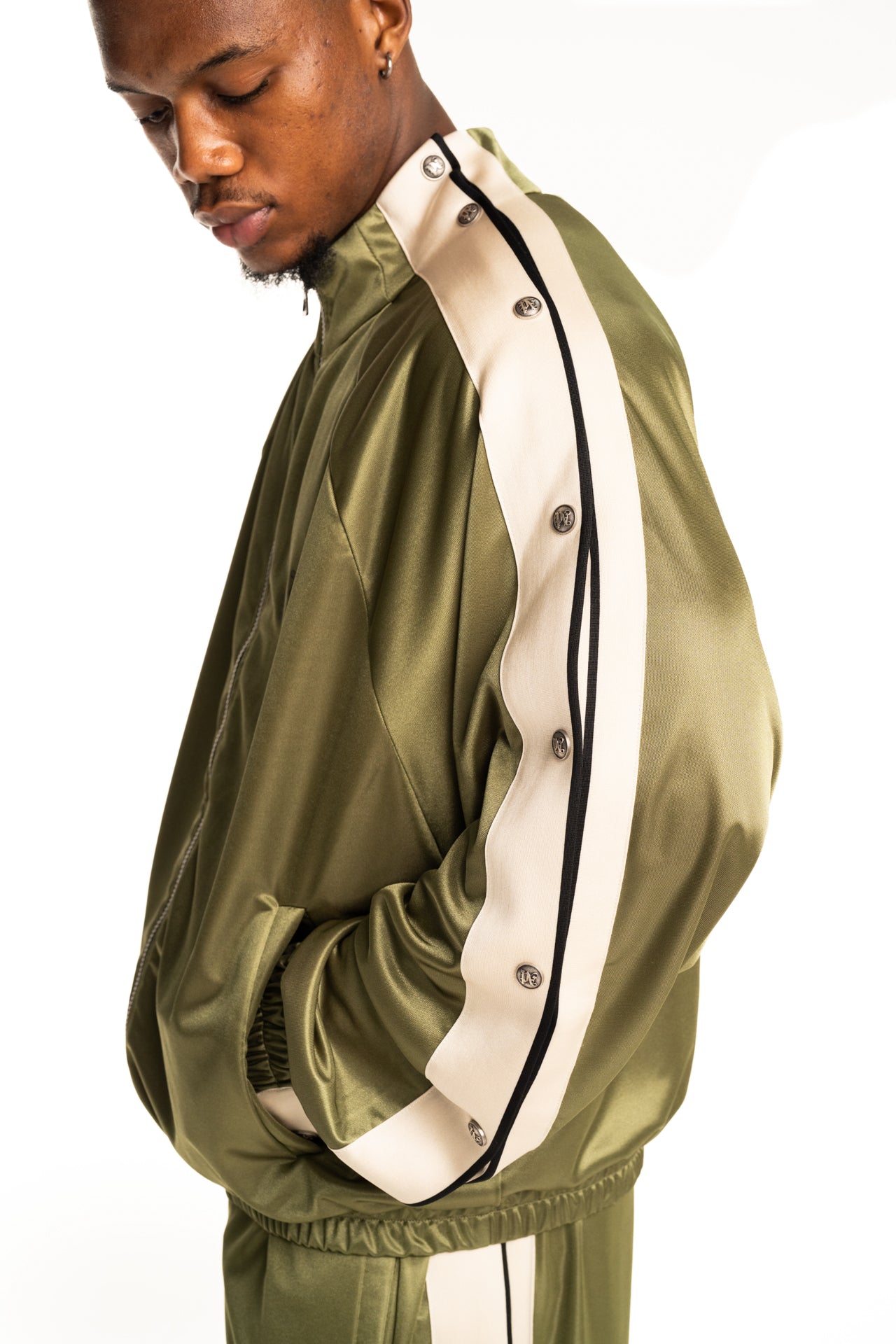 Palm Angels Mens Curved Logo Boxe Track Top | PMBD08MS26FAB001-5610
