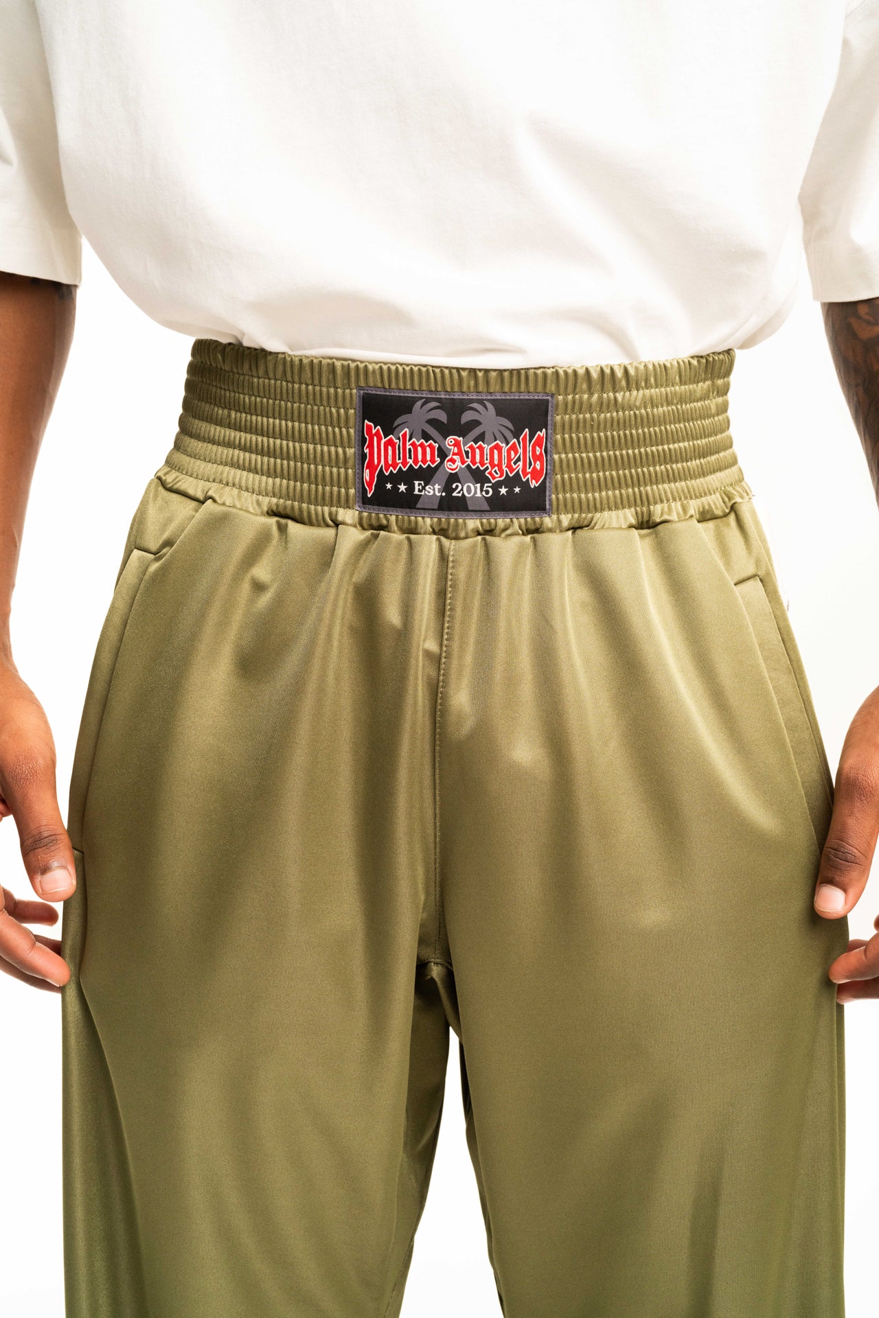 Palm Angels Mens Boxe Track Pants | PMCJ04IS26FAB001-5610