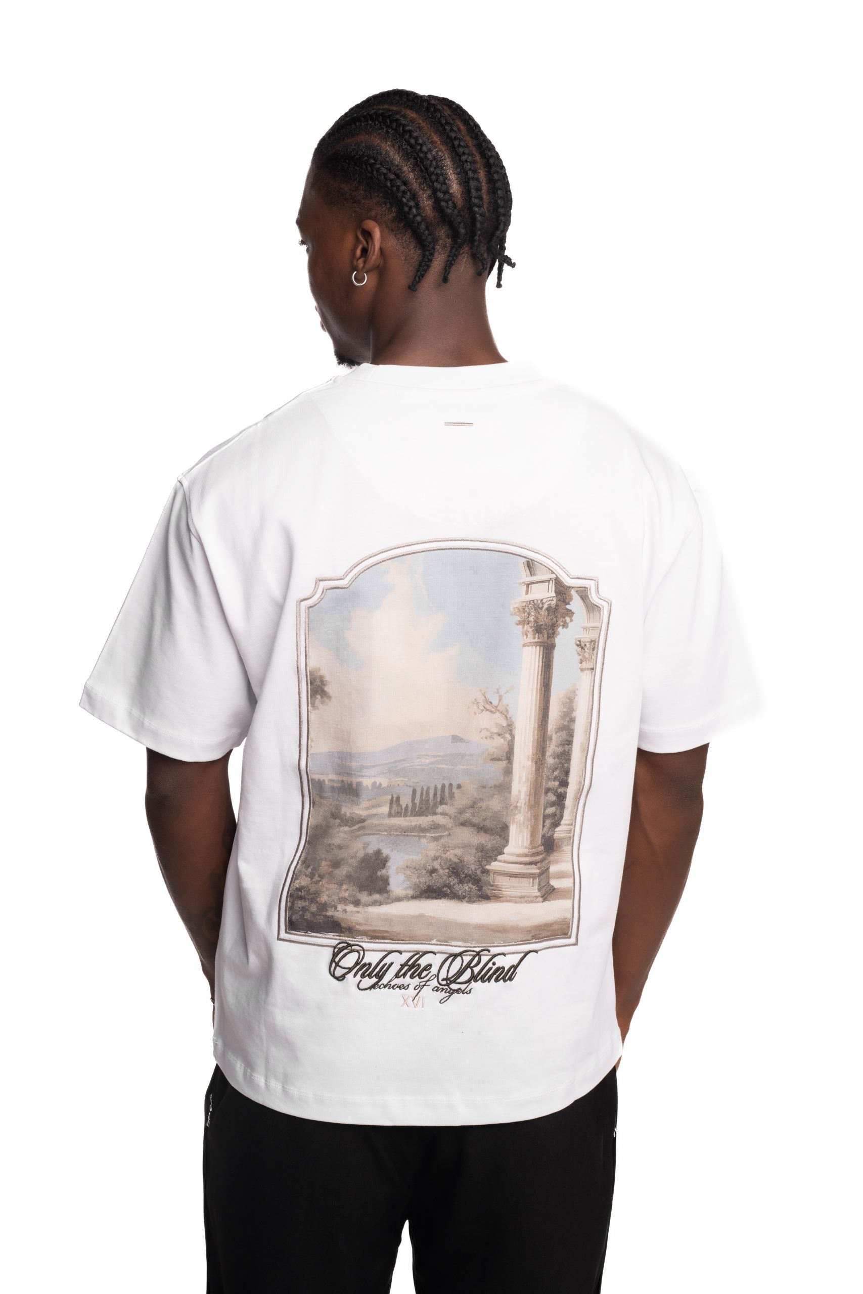 Only The Blind White Dusk Echoes Of Angels T Shirt | OTB-T1600