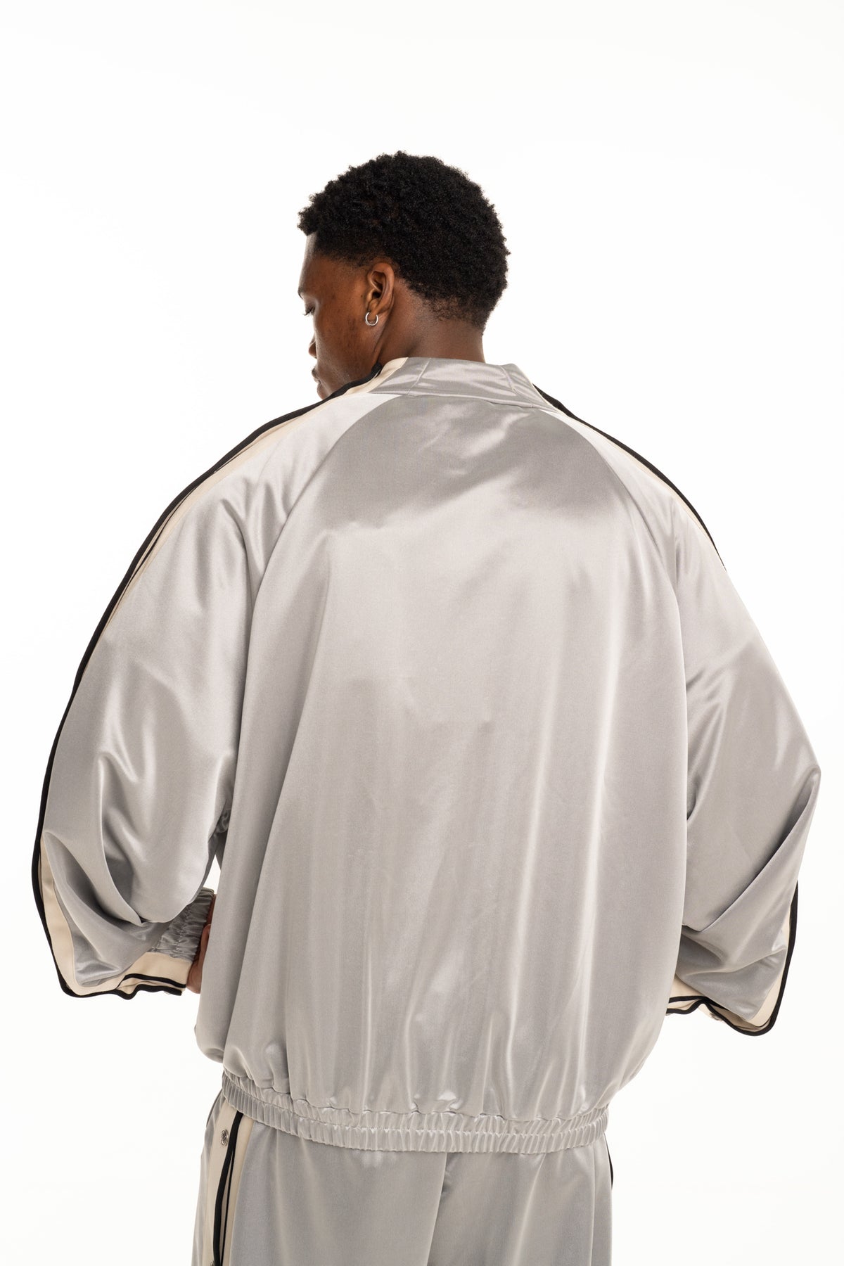 Palm Angels Mens Curved Logo S Boxe Track Top | PMBD08MS26FAB001-7210