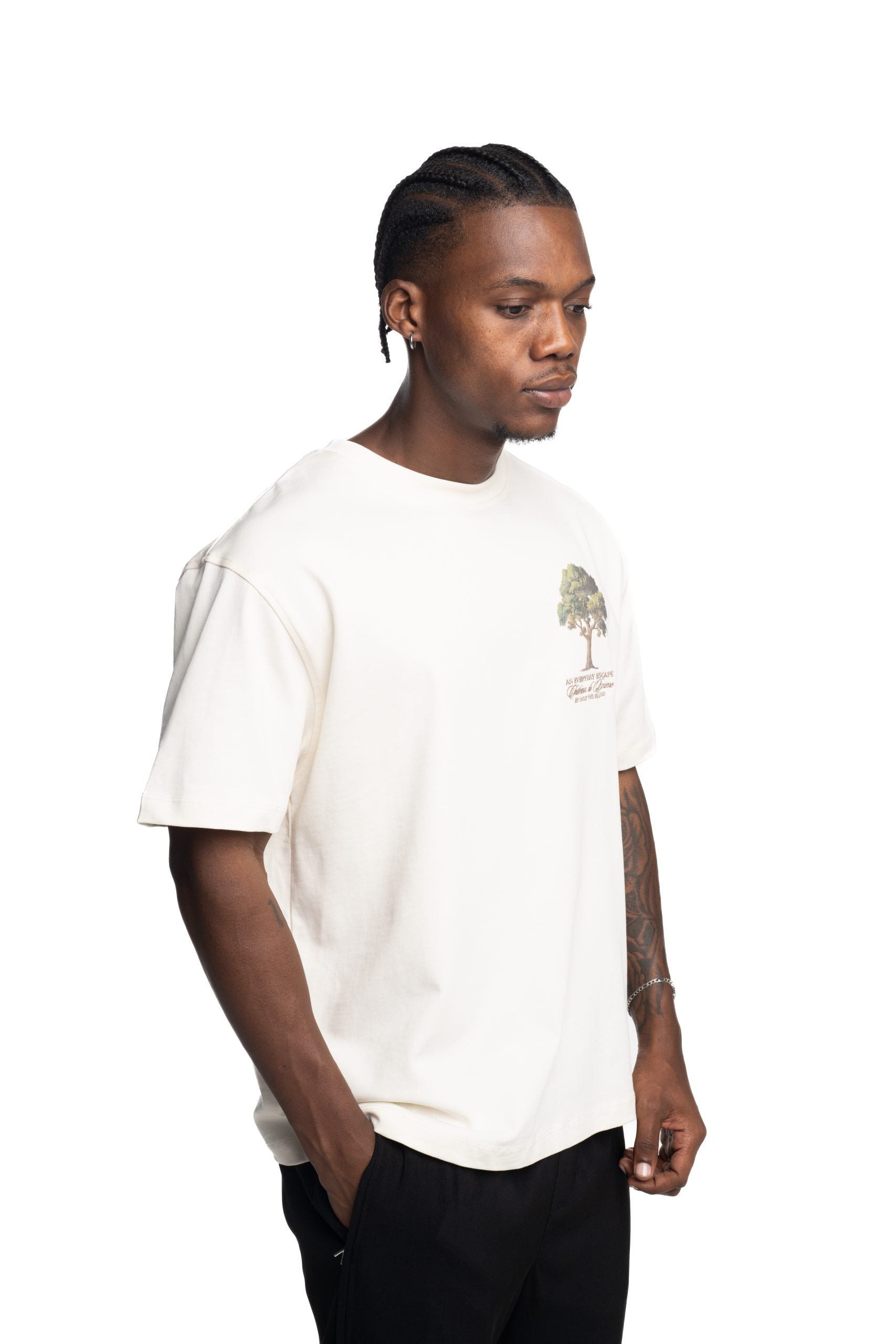 Only The Blind Chateau De Brume T Shirt Beige | OTB-T1594