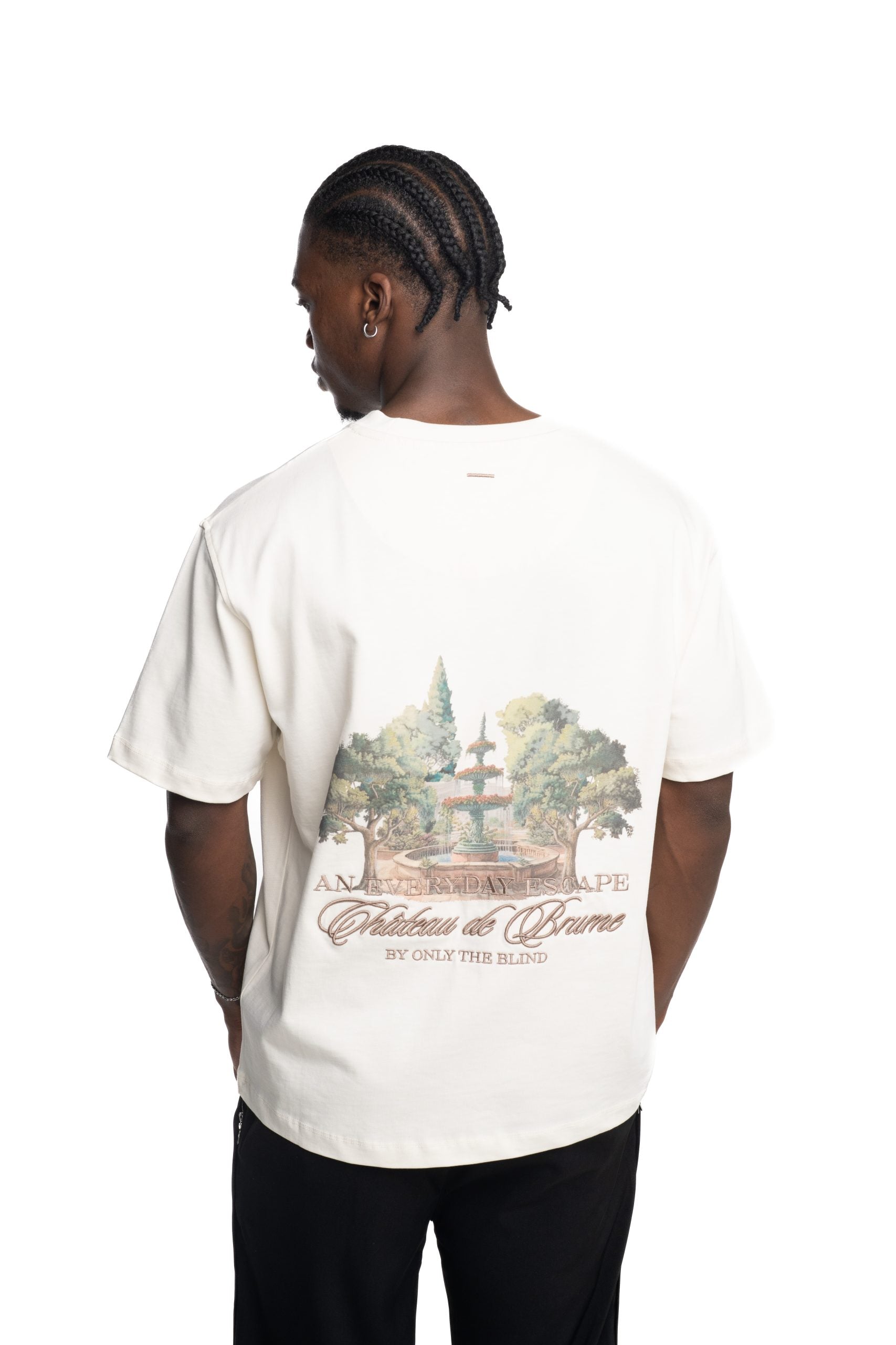 Only The Blind Chateau De Brume T Shirt Beige | OTB-T1594