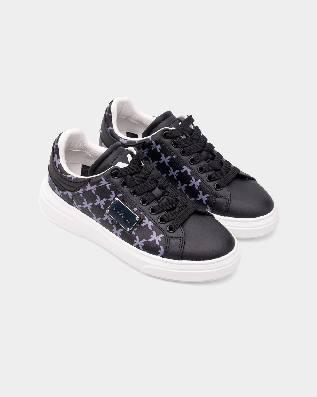 John Richmond Ladies Action Leather Black Sneaker | 30921-C