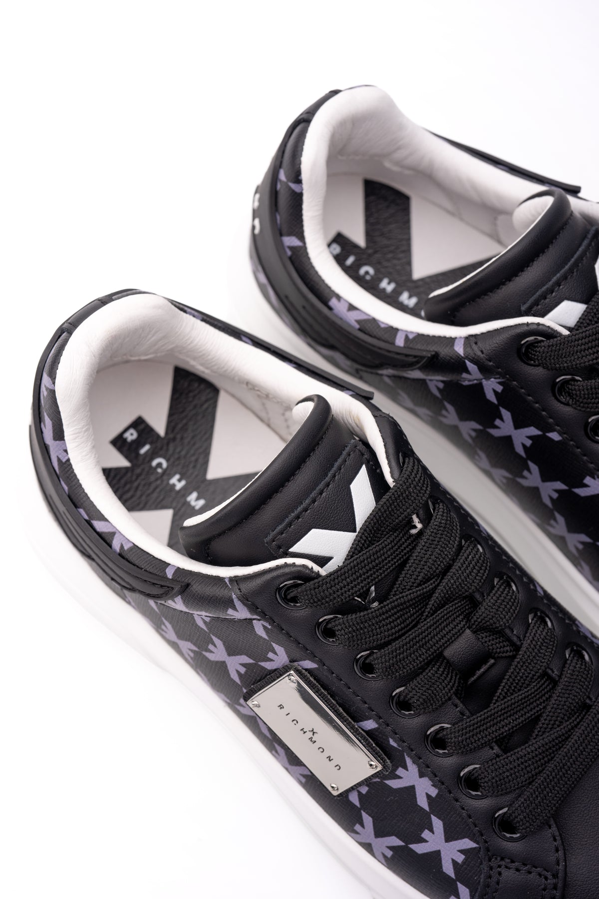 John Richmond Ladies Action Leather Black Sneaker | 30921-C