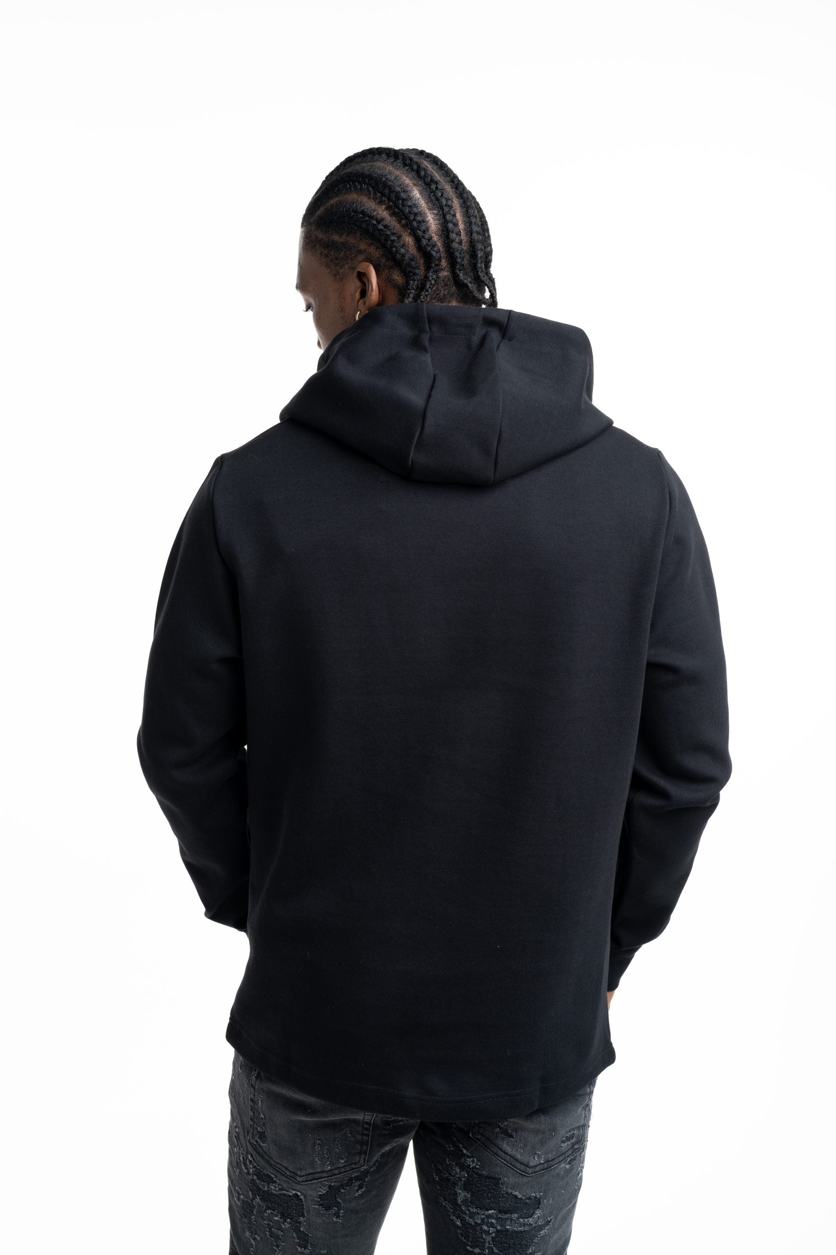 (Core) BALR Men's Q Series Regular Fit Hoodie | B1261.1113-Jet Black