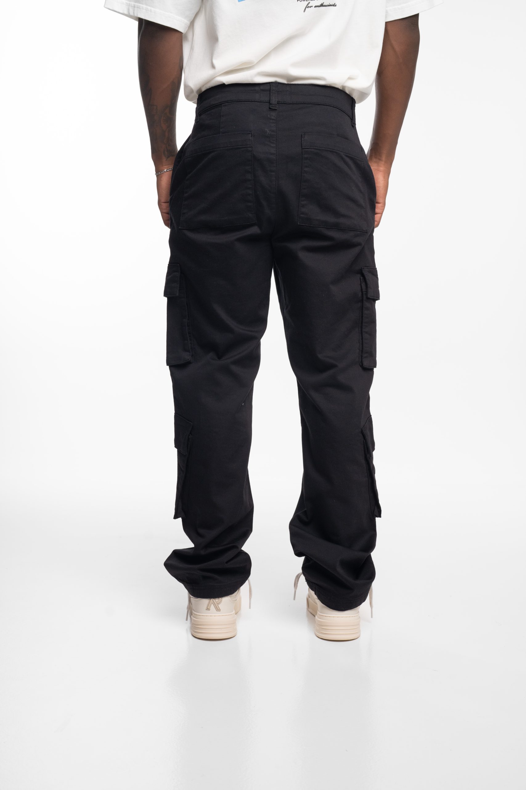 Only The Blind Graphite Utility Cargo Pants Black | OTB-BC1607