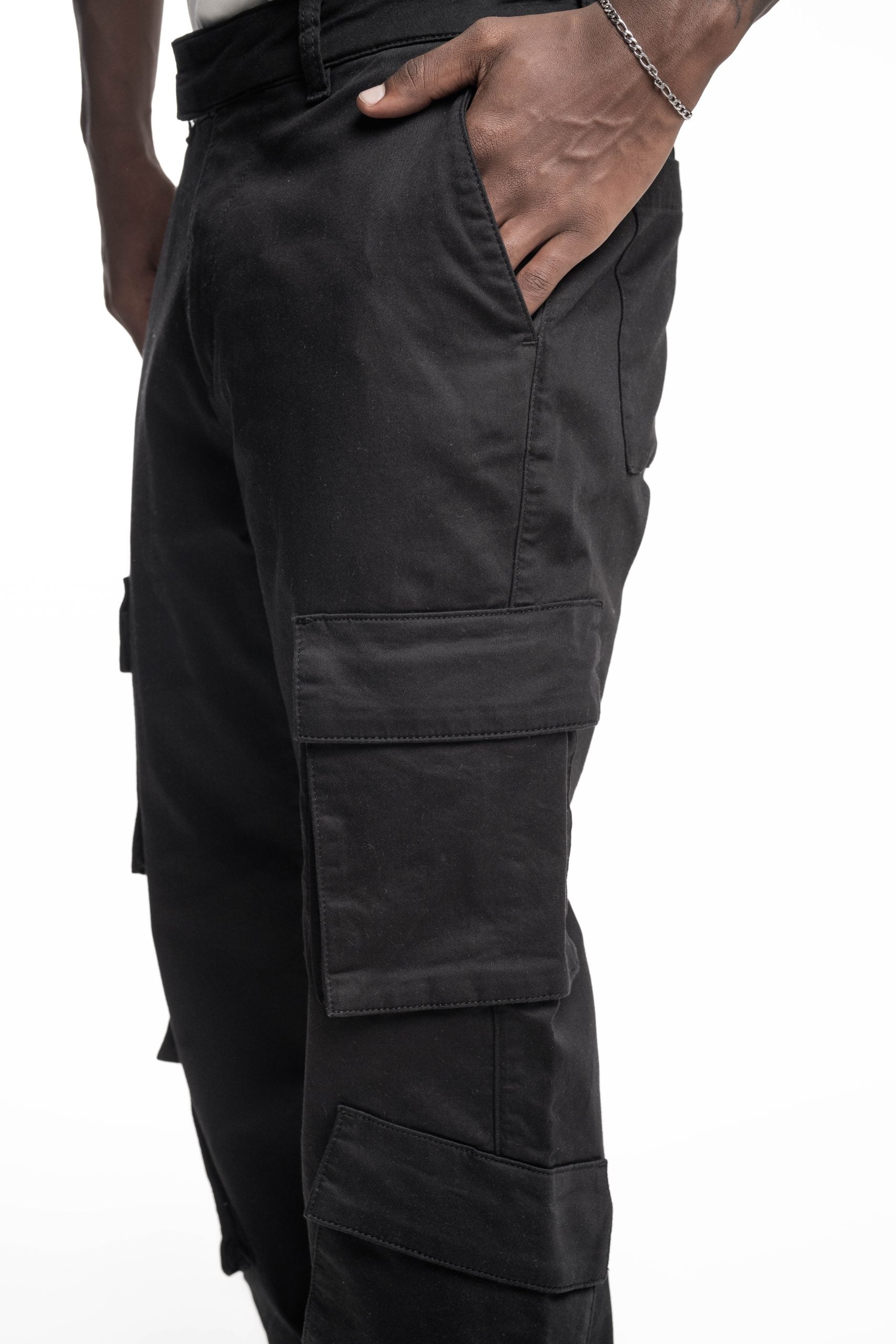 Represent Men's Cargo Pant | MLM100096-01-Jet Black