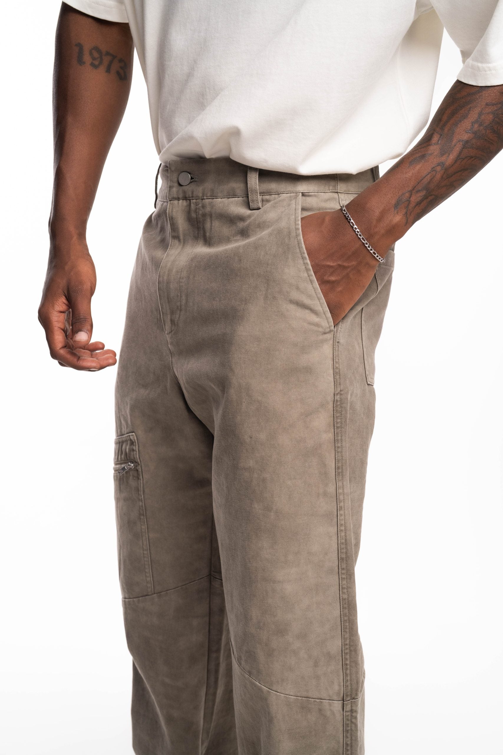 Represent Men's Workwear Pant | MLM100356-59-Dark Olive