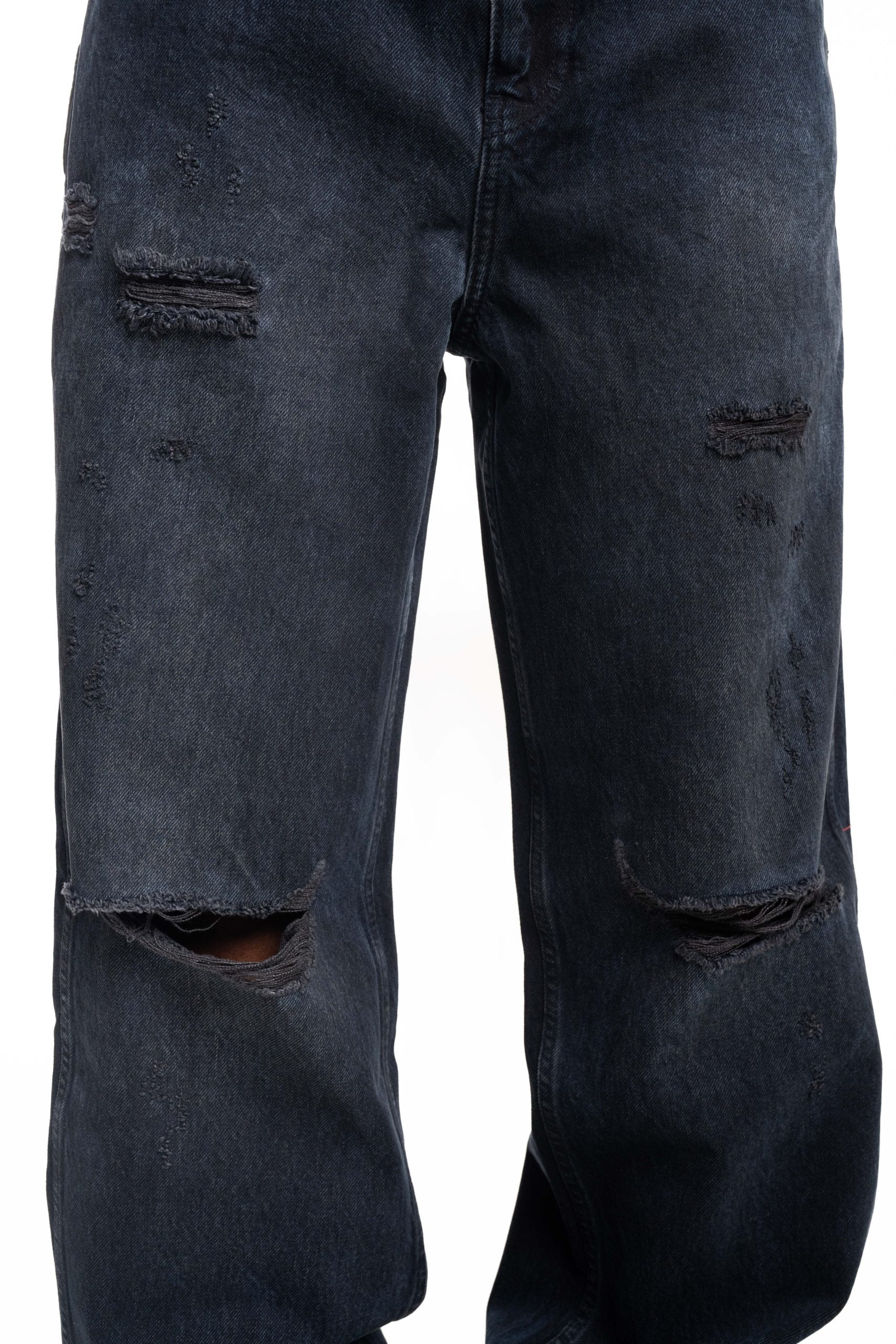 Represent Men's R3 Distressed Baggy Denim | MLM100334-01-Petrol