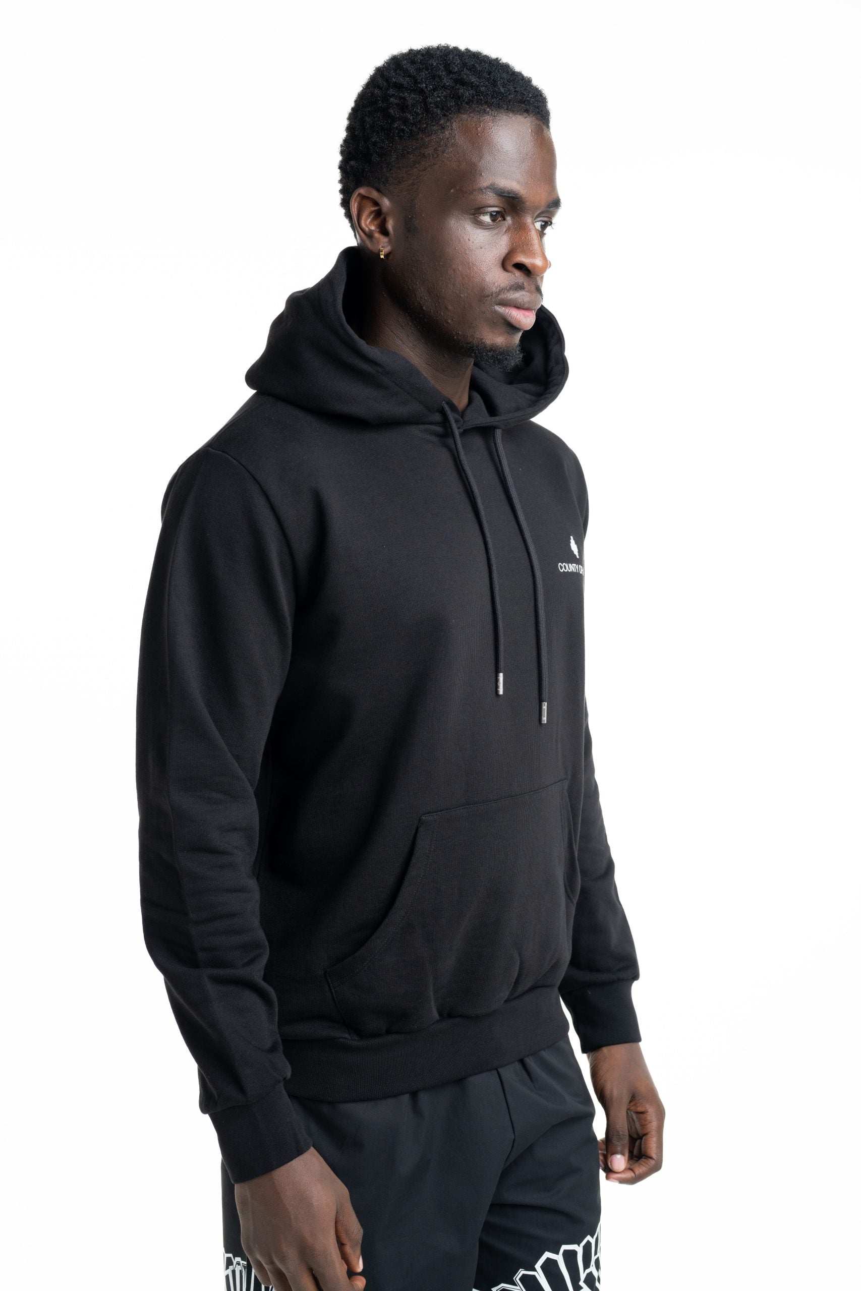 County Of Milan Men's Hoodie Black | S6CMMAHS093-110